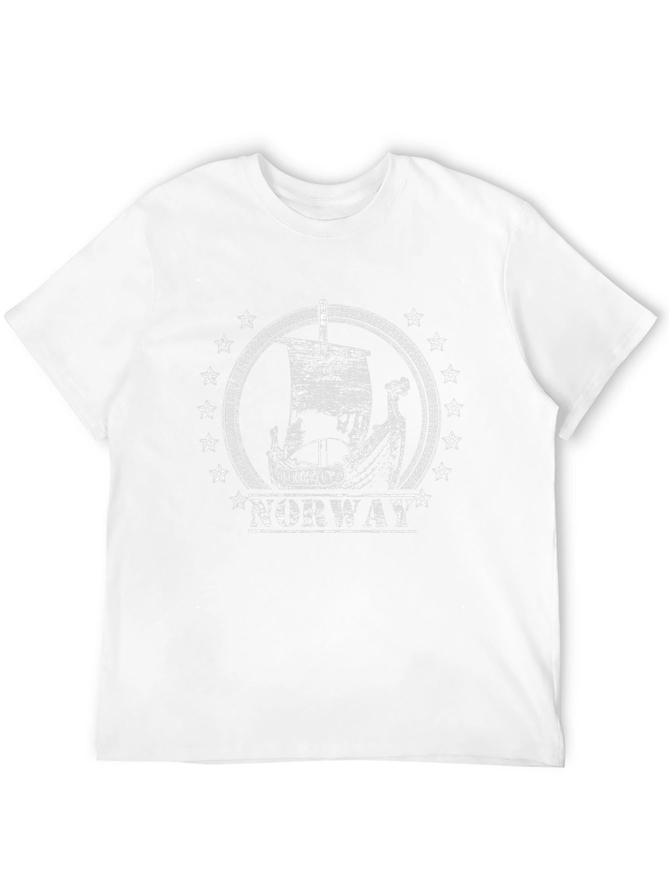 Norway Viking Ship Graphic T-Shirt
