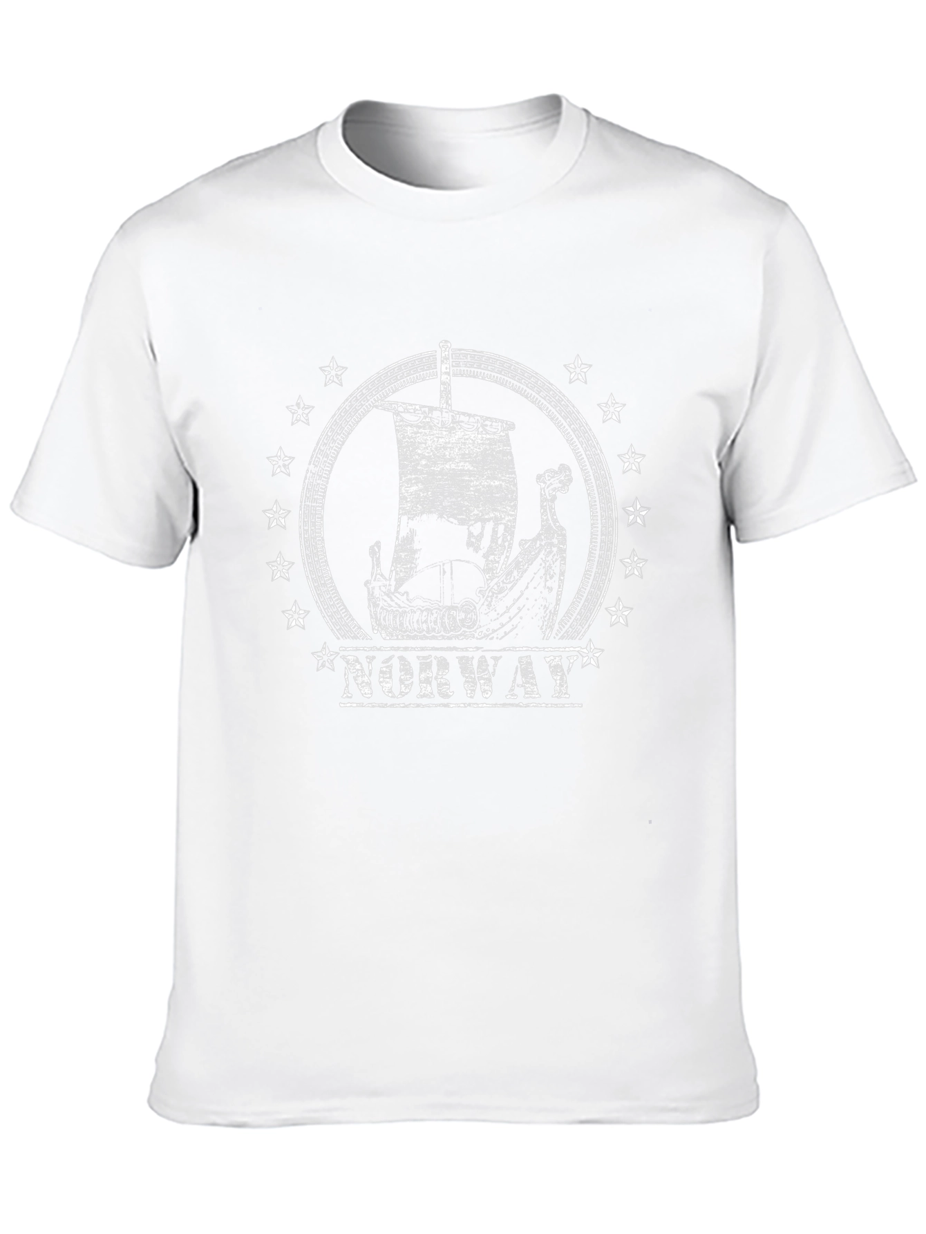 Norway Viking Ship Graphic T-Shirt