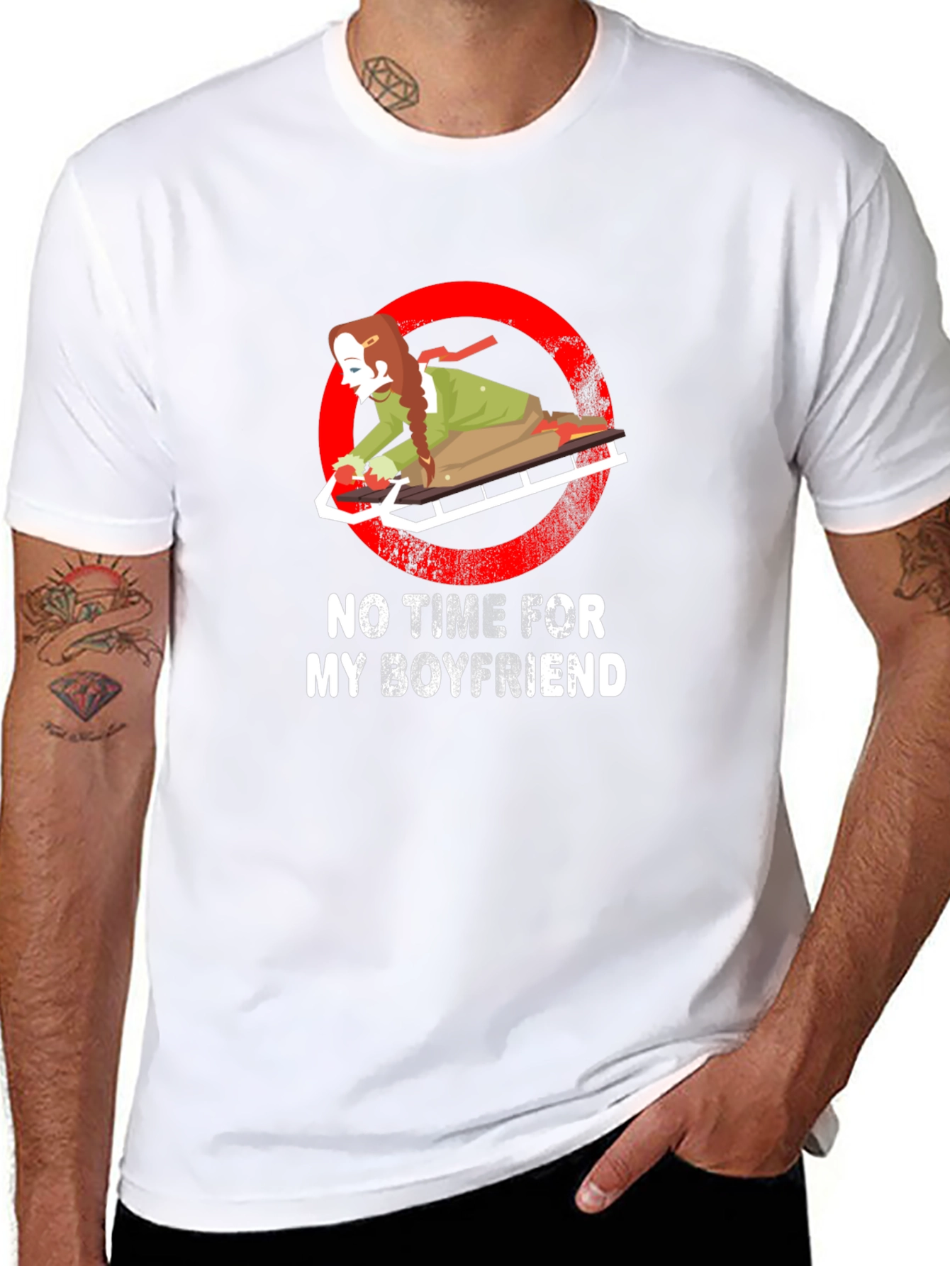 No Time For My Boyfriend Graphic Tee