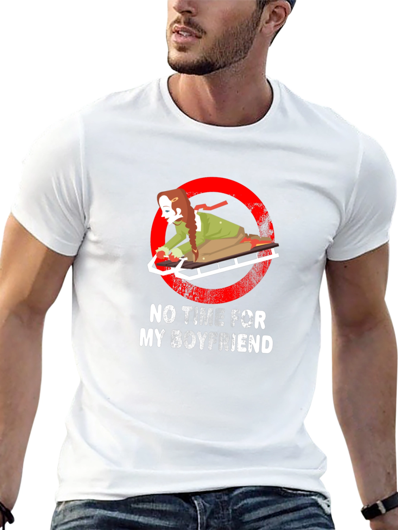 No Time For My Boyfriend Graphic Tee