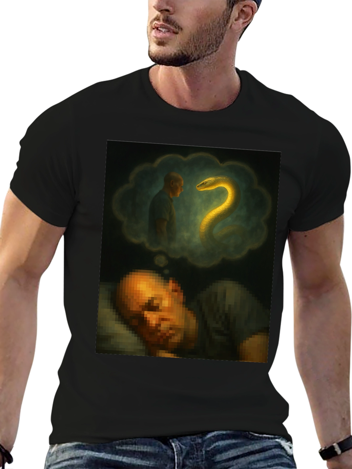 Dream State Black Graphic Tee