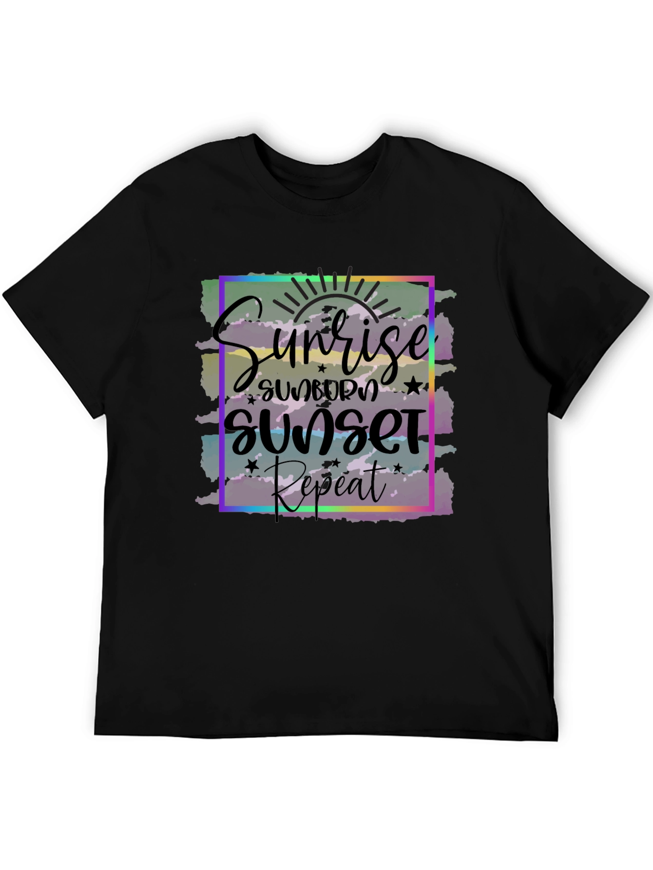 Sunrise Sunset Repeat Graphic T-Shirt