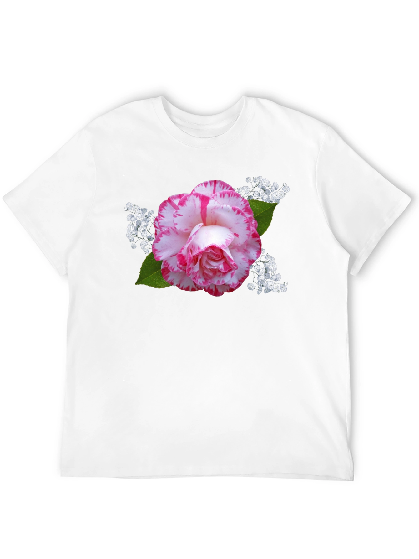 Floral Print Black T-Shirt - Stylish & Unique