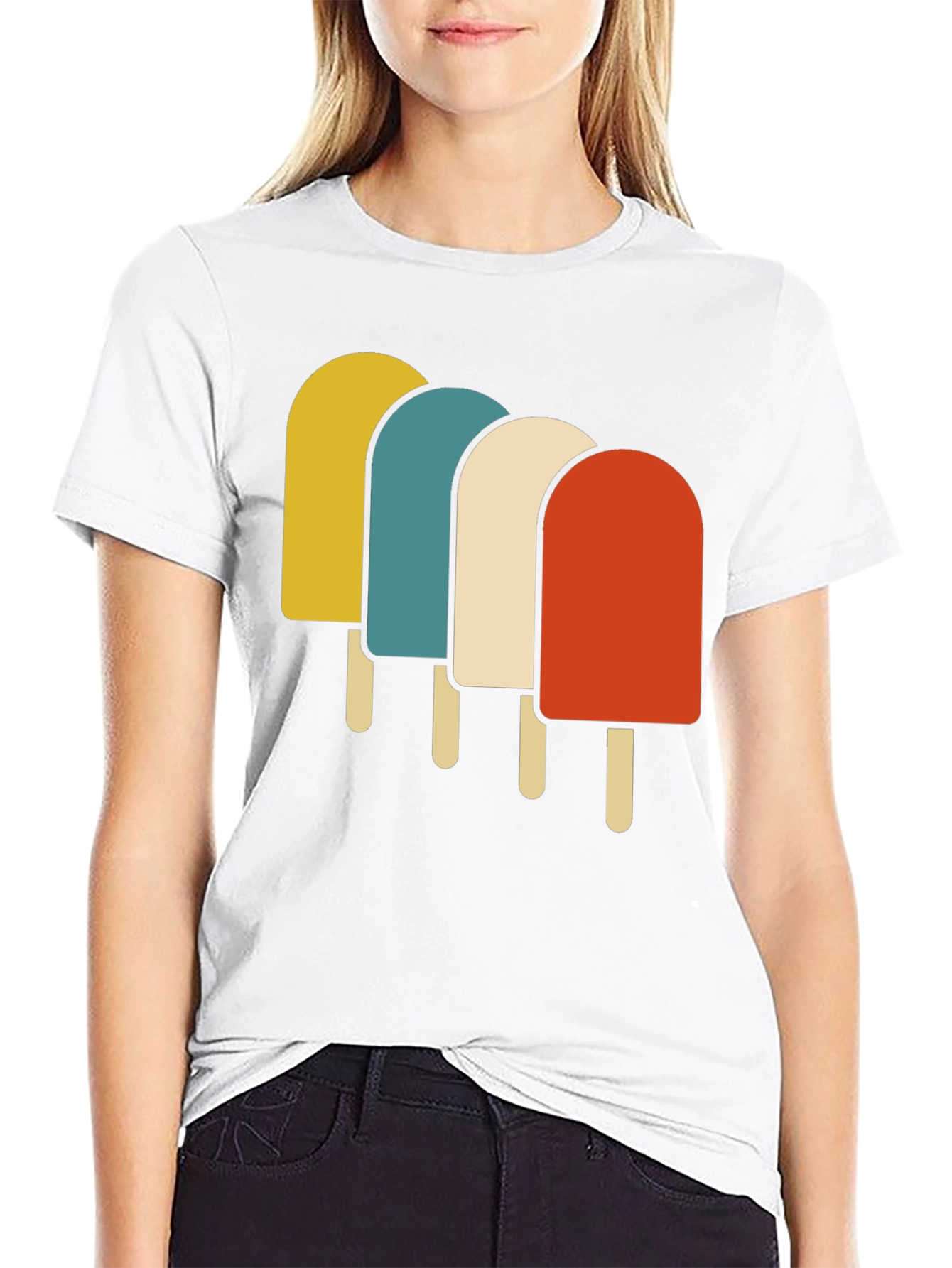 Retro Popsicle Graphic Tee - Cool Summer Vibes!