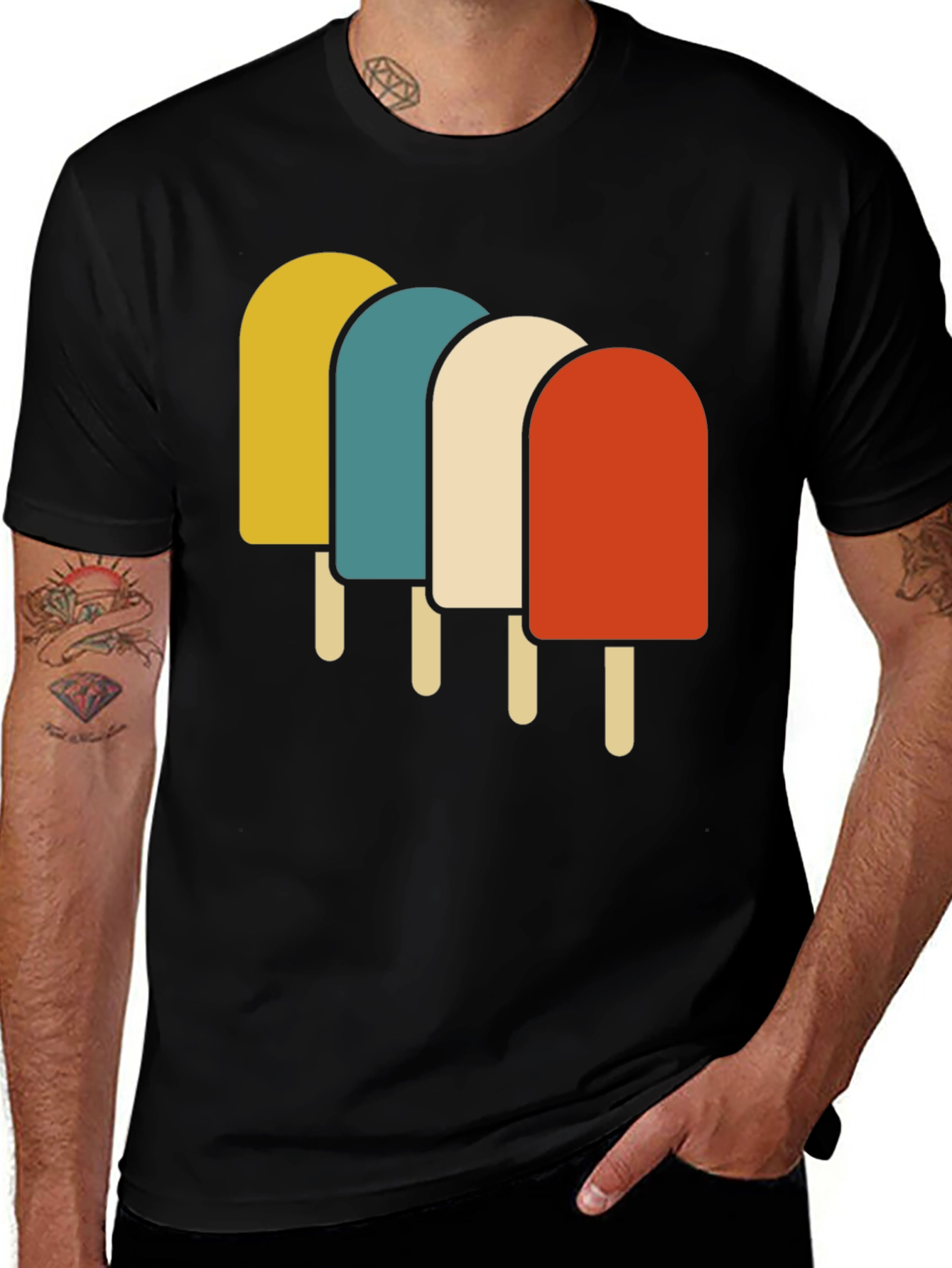 Retro Popsicle Graphic Tee - Cool Summer Vibes!
