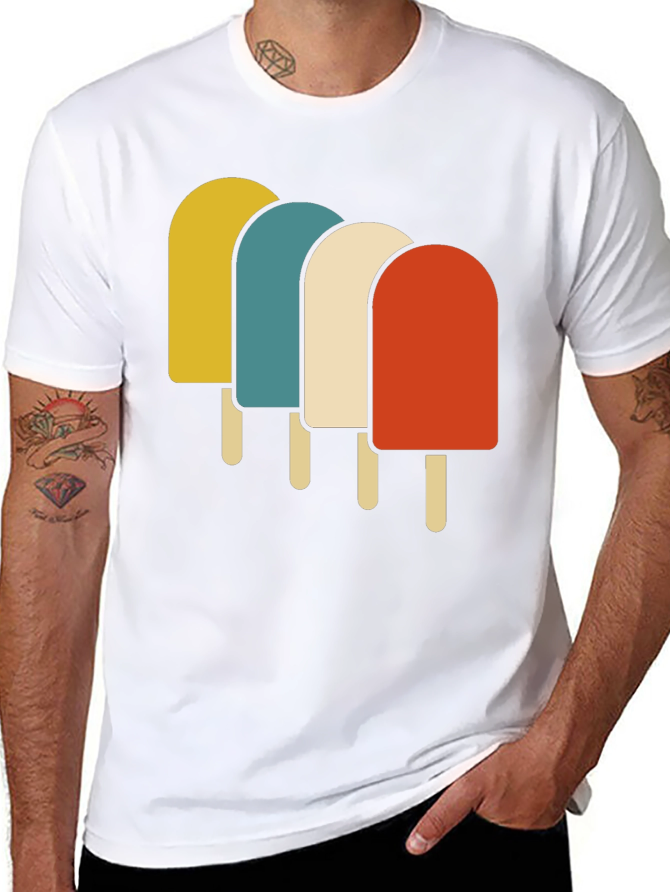 Retro Popsicle Graphic Tee - Cool Summer Vibes!