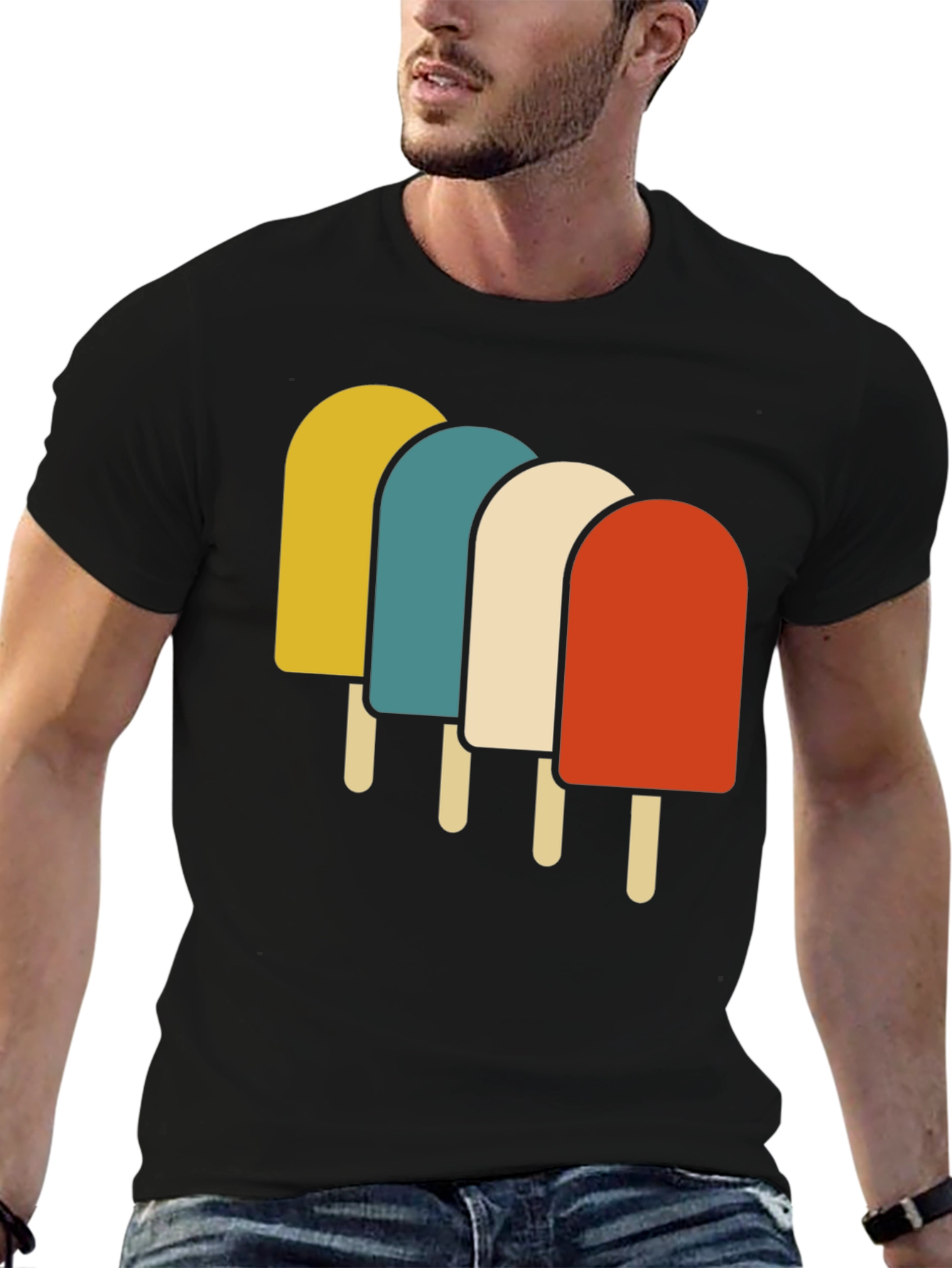 Retro Popsicle Graphic Tee - Cool Summer Vibes!