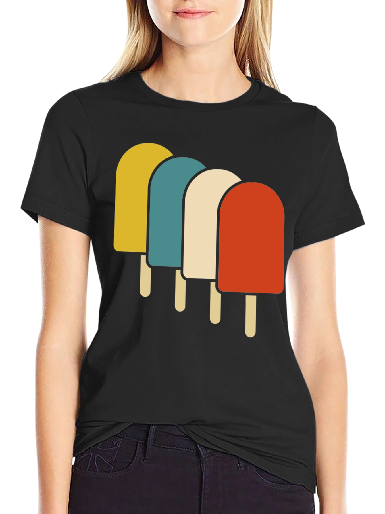 Retro Popsicle Graphic Tee - Cool Summer Vibes!