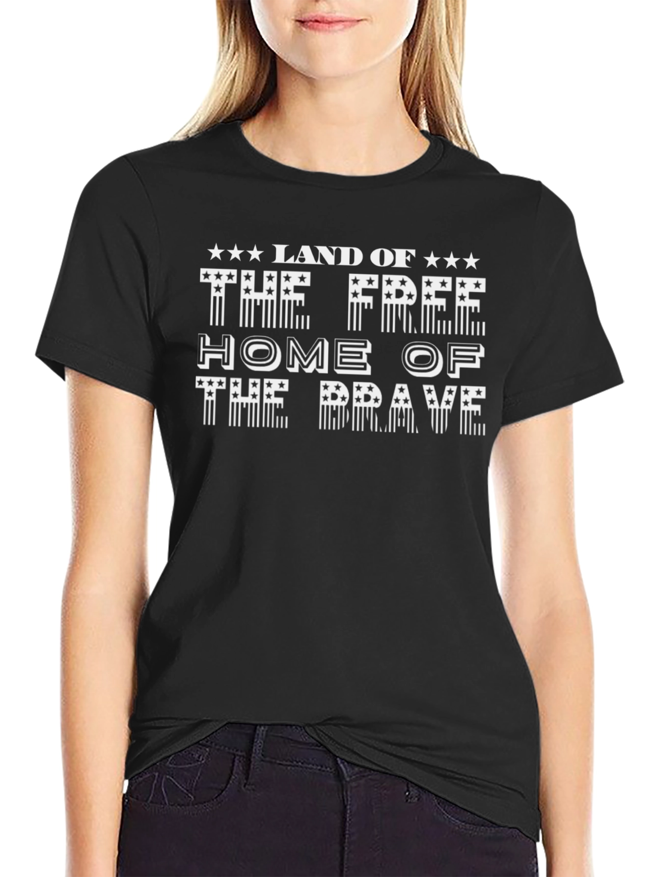 Land of the Free Patriotic T-Shirt