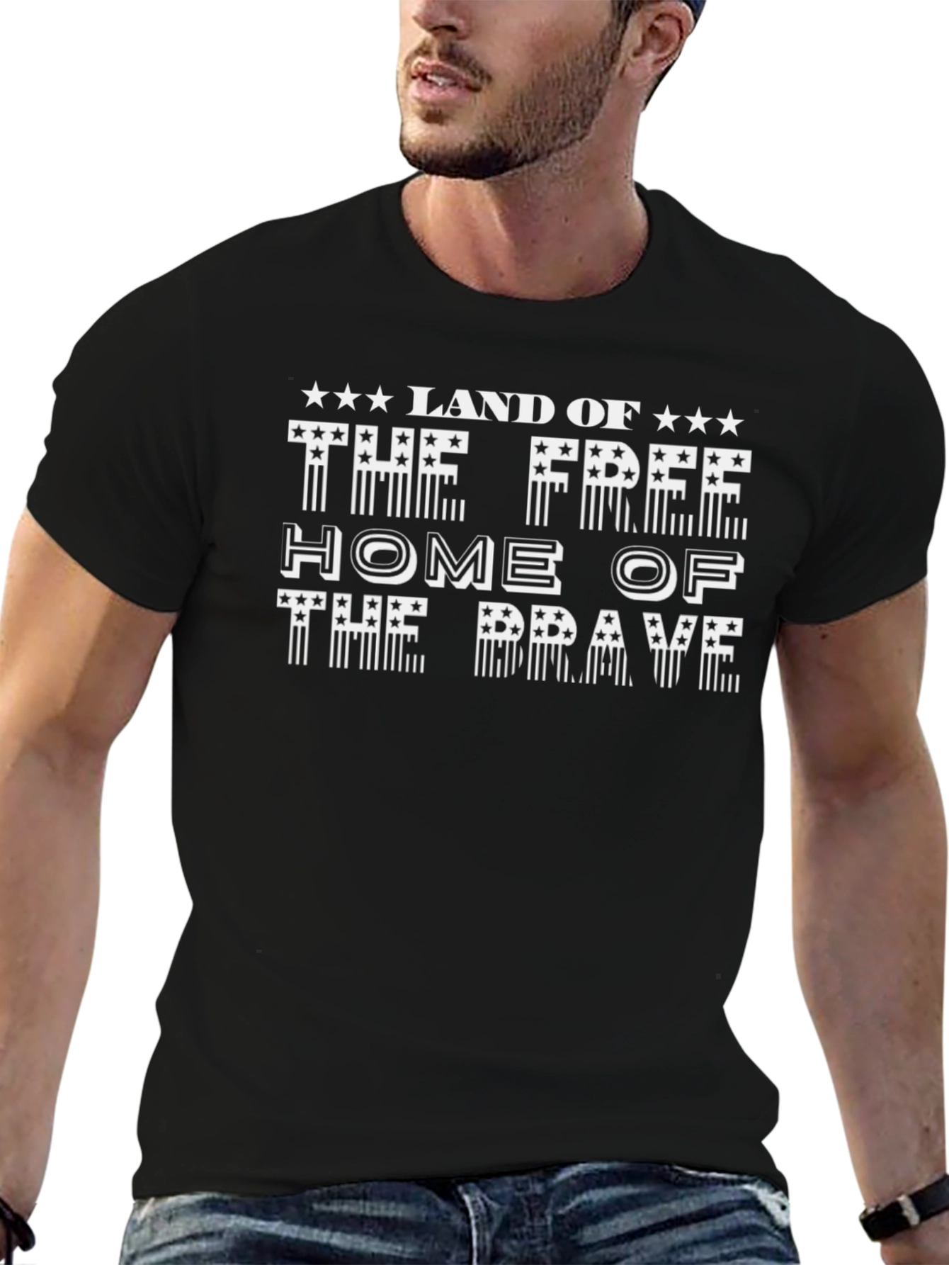 Land of the Free Patriotic T-Shirt