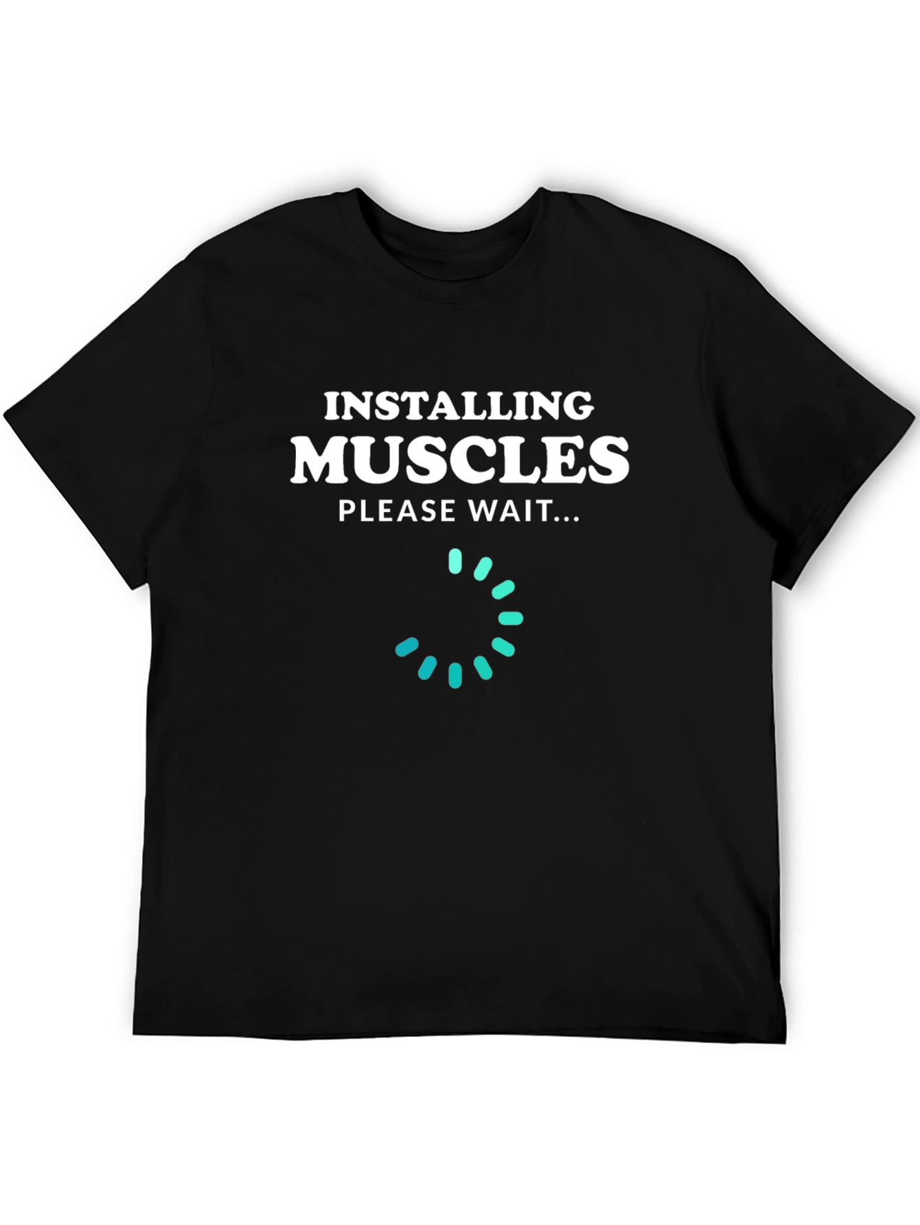 Installing Muscles T-Shirt - Funny Gym Workout Tee