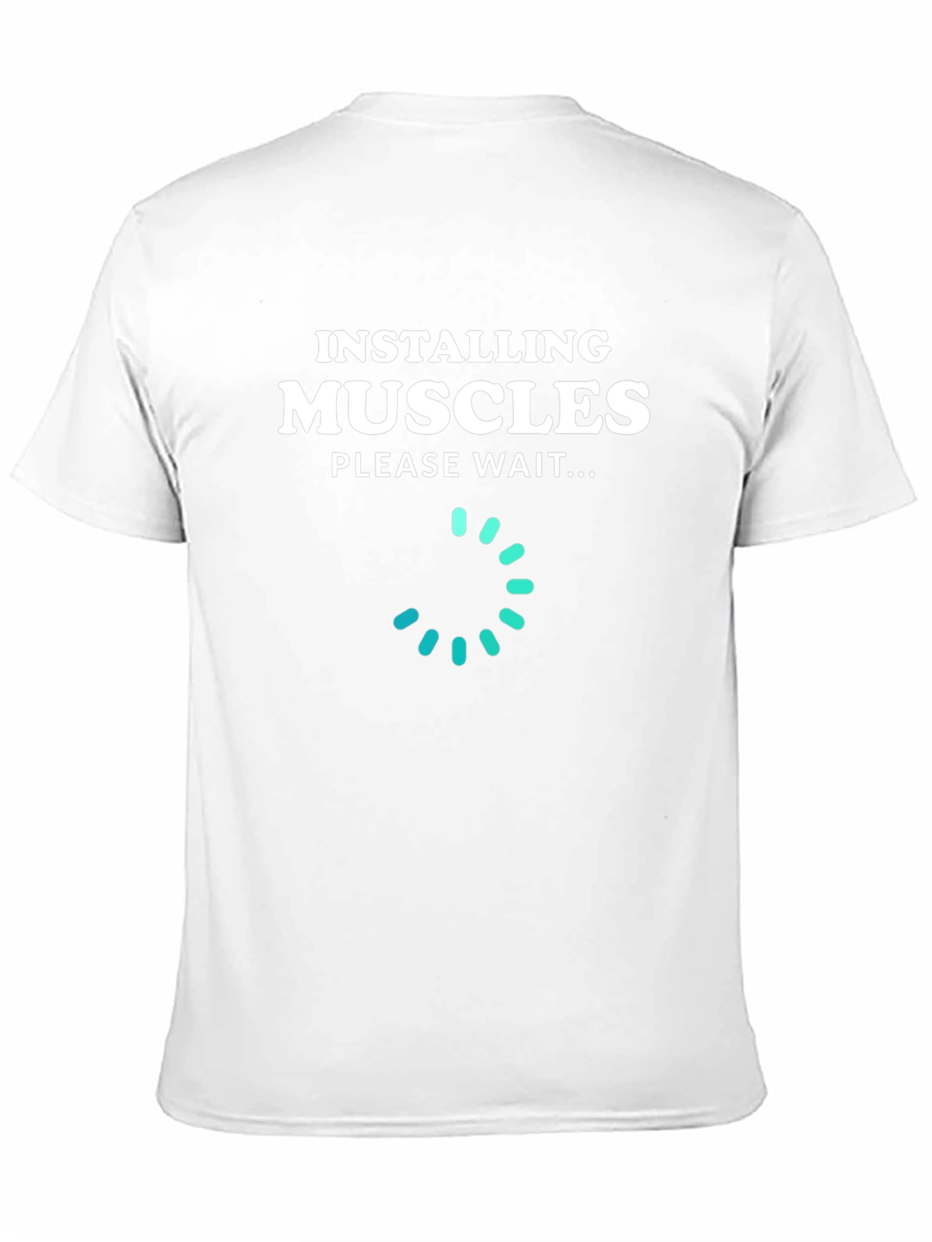 Installing Muscles T-Shirt - Funny Gym Workout Tee