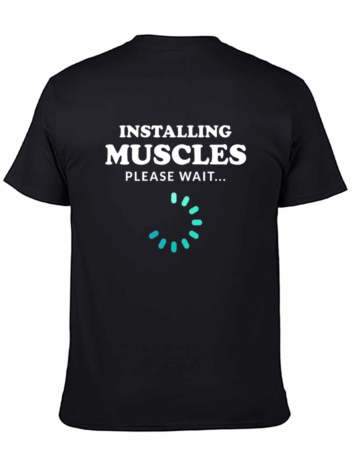 Installing Muscles T-Shirt - Funny Gym Workout Tee