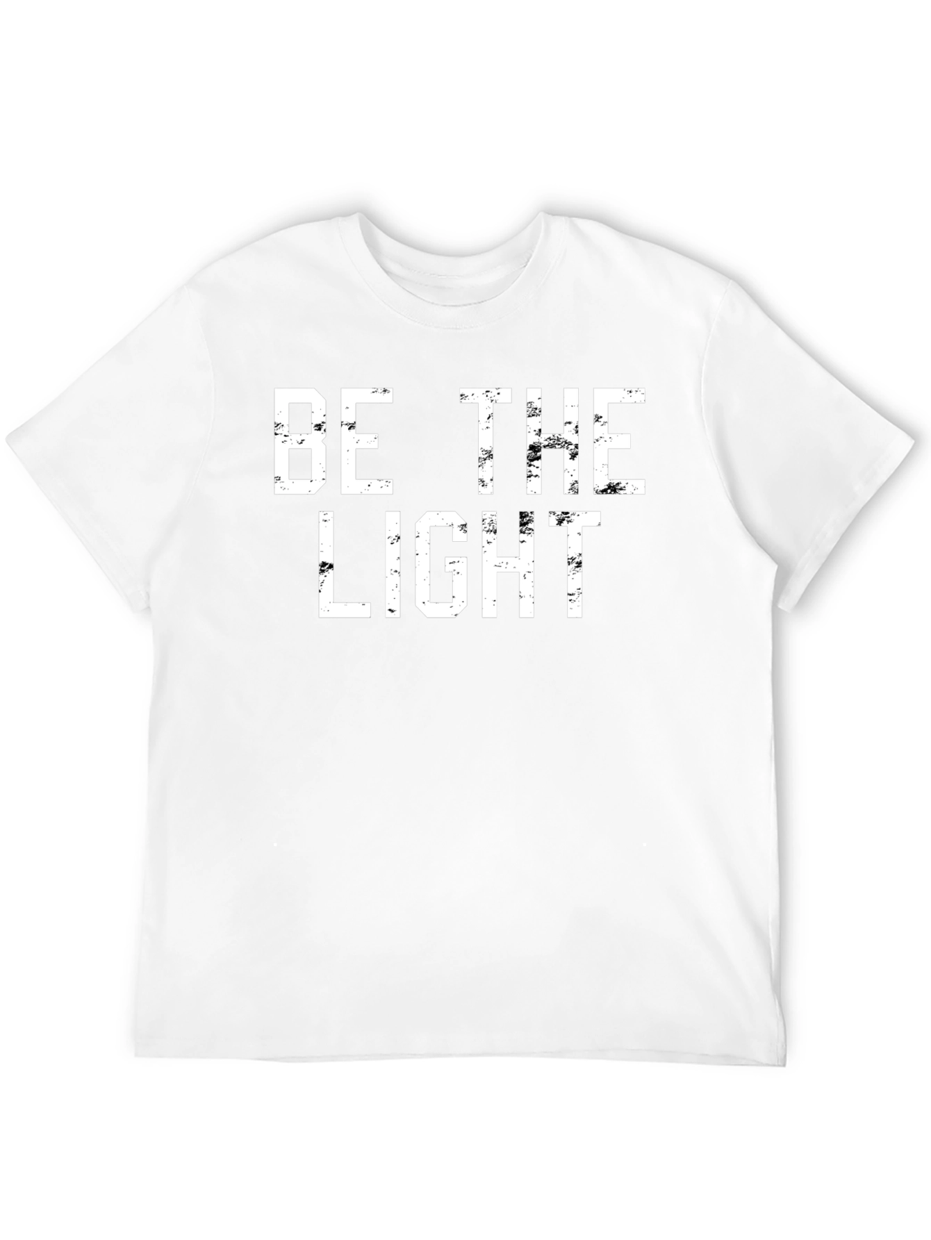 Be The Light Graphic Tee - Black Cotton T-Shirt