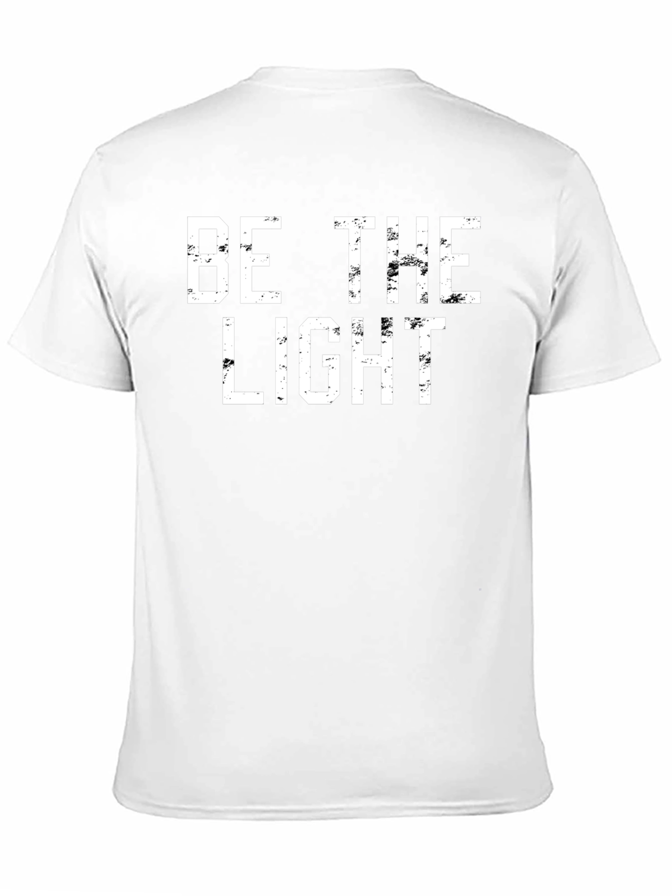 Be The Light Graphic Tee - Black Cotton T-Shirt