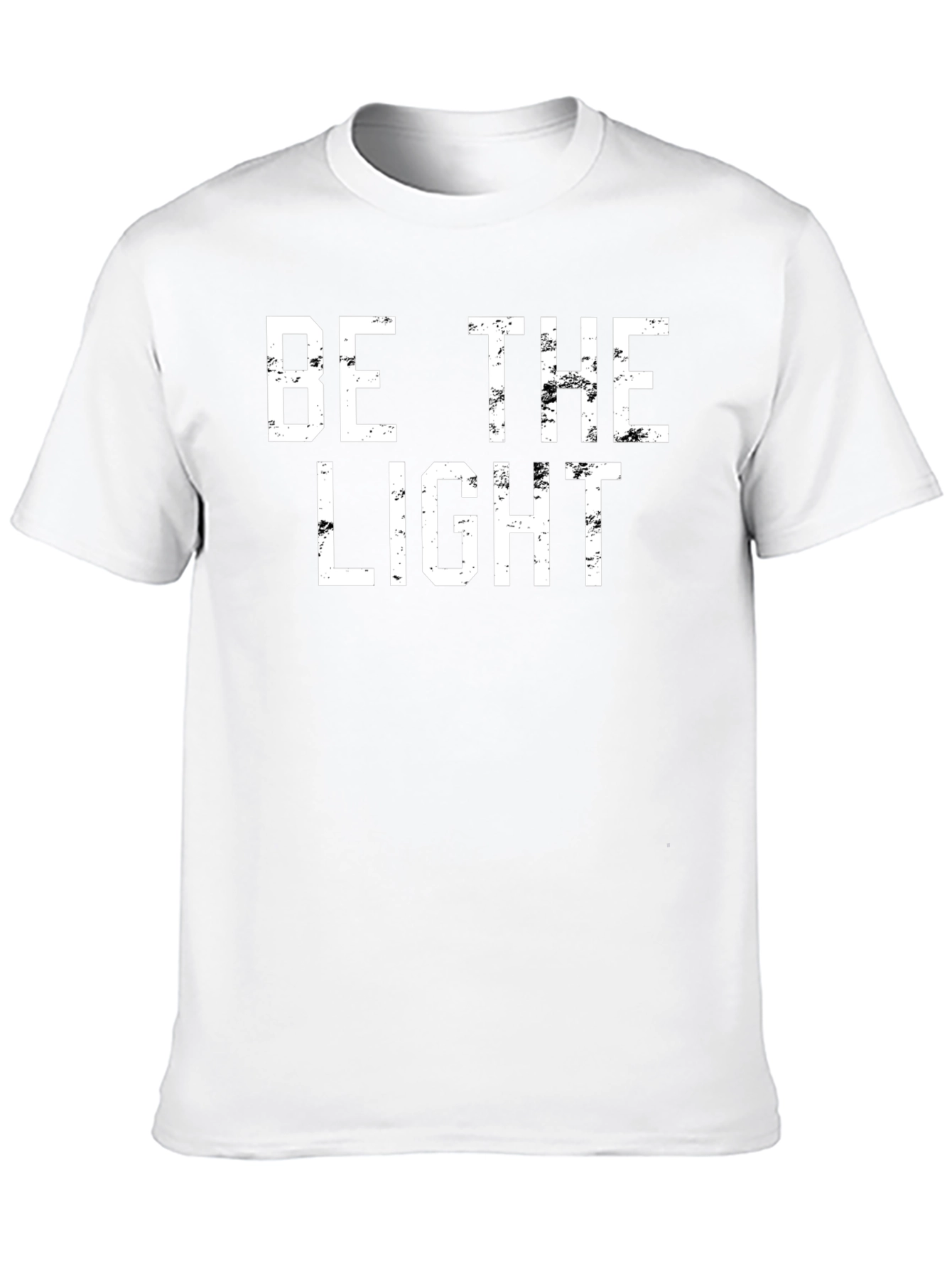 Be The Light Graphic Tee - Black Cotton T-Shirt