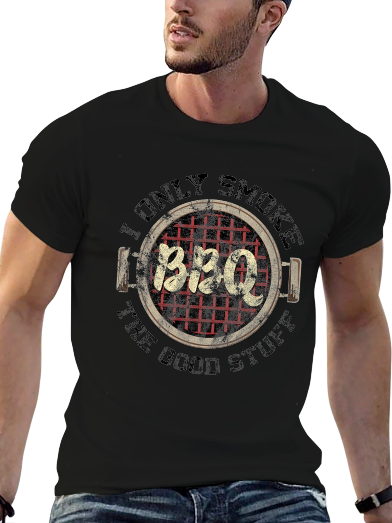 I Only Smoke BBQ - Funny Grilling T-Shirt