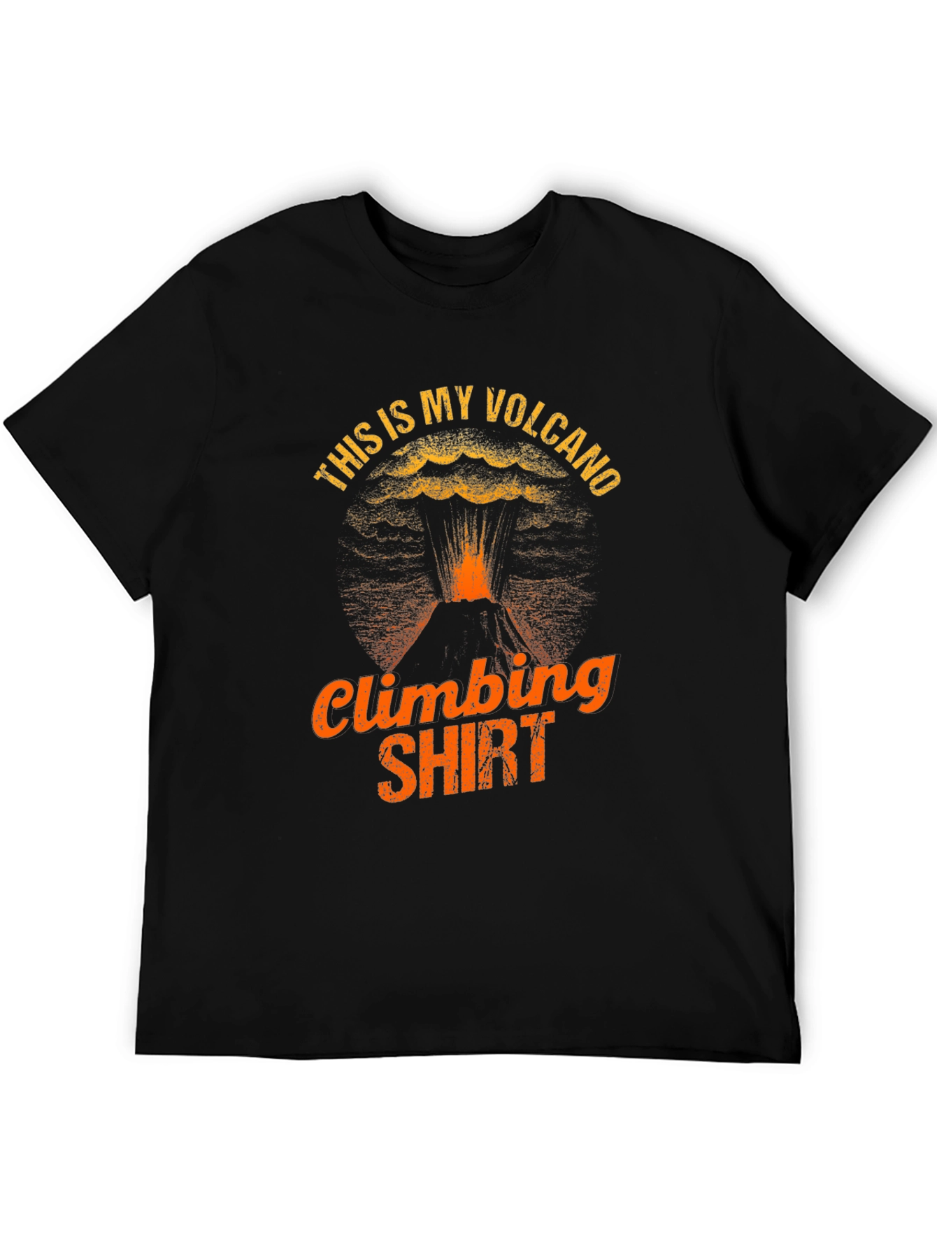 Volcano Climbing T-Shirt - Unique Design