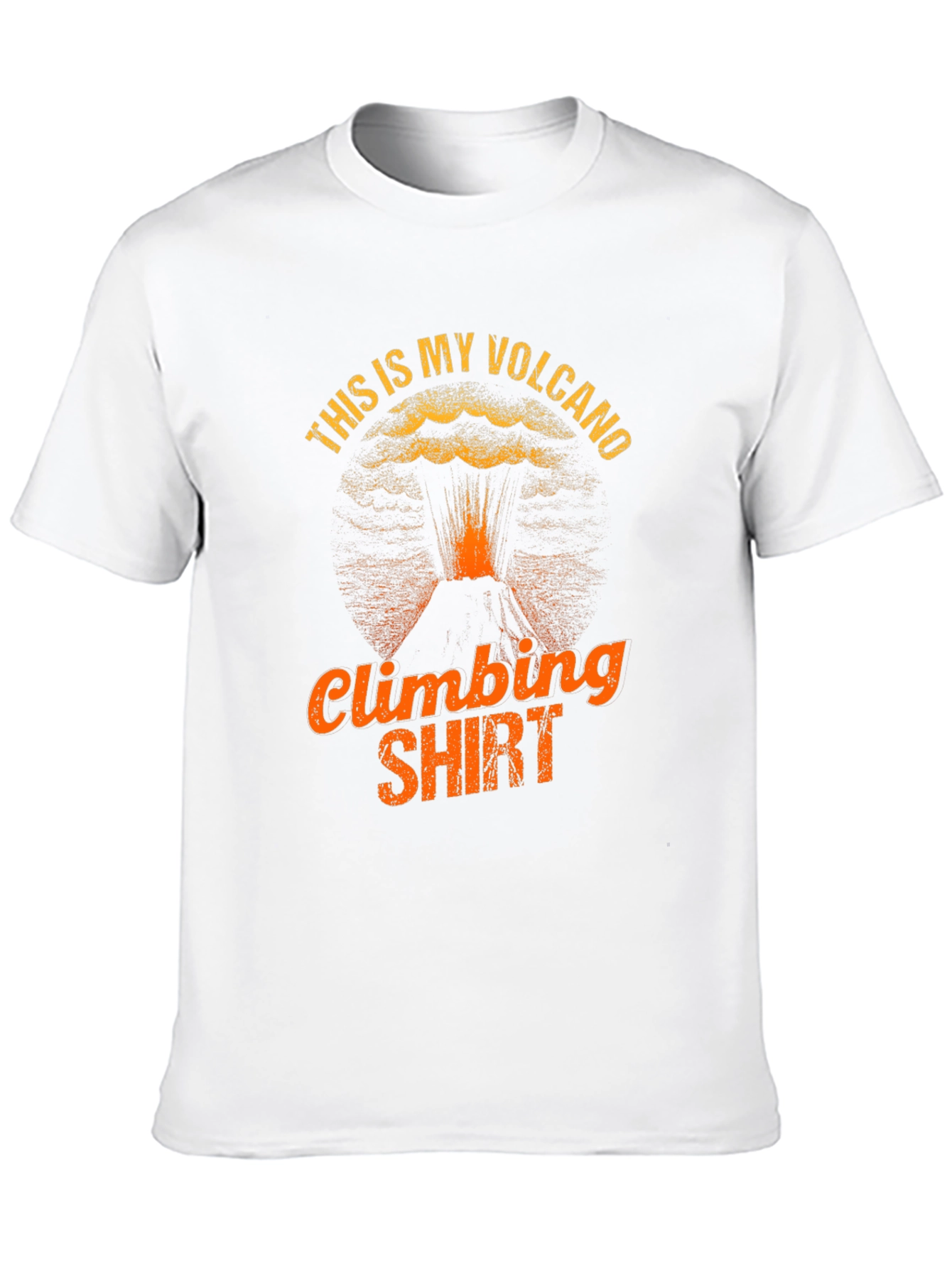 Volcano Climbing T-Shirt - Unique Design