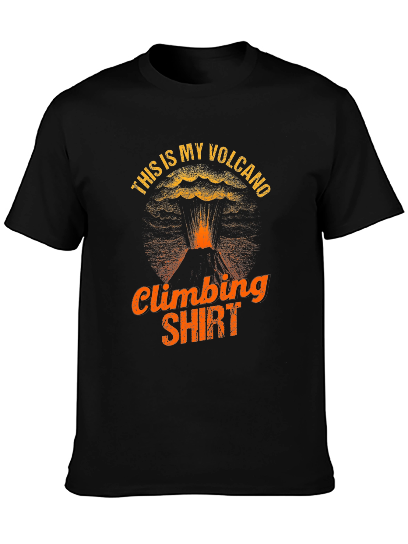 Volcano Climbing T-Shirt - Unique Design