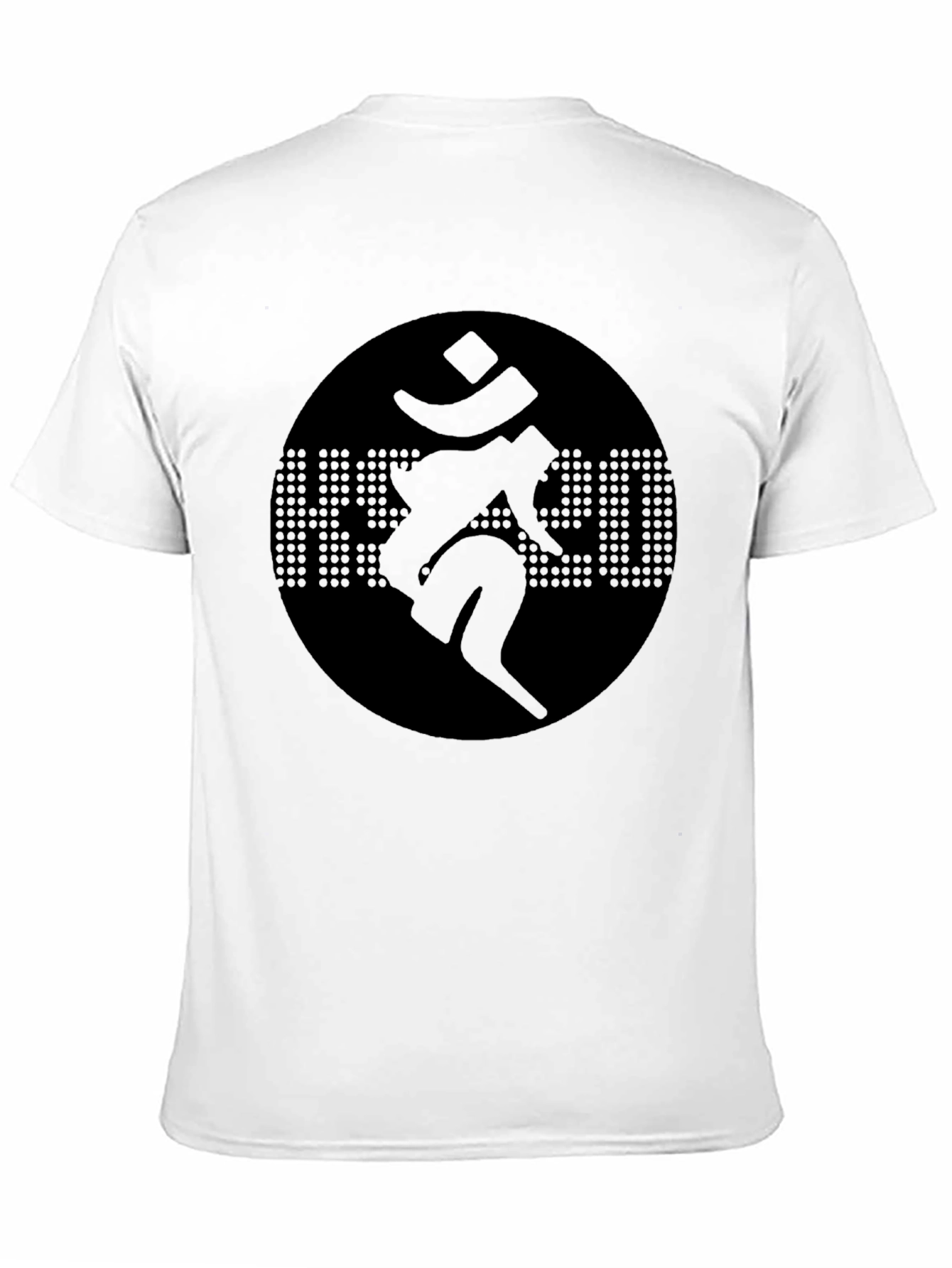 Black Graphic Tee - Om Symbol Design