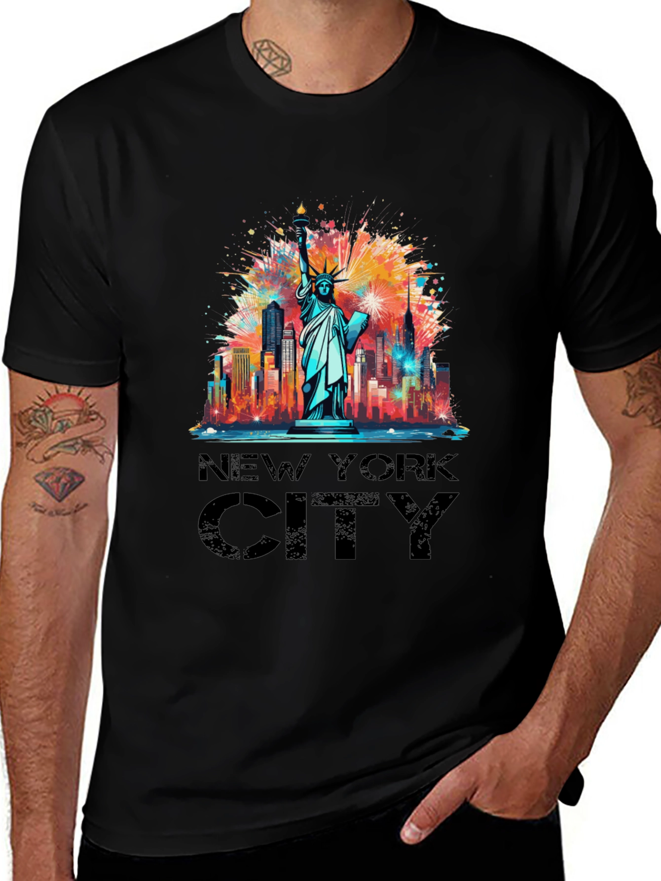 New York City Liberty Graphic Tee