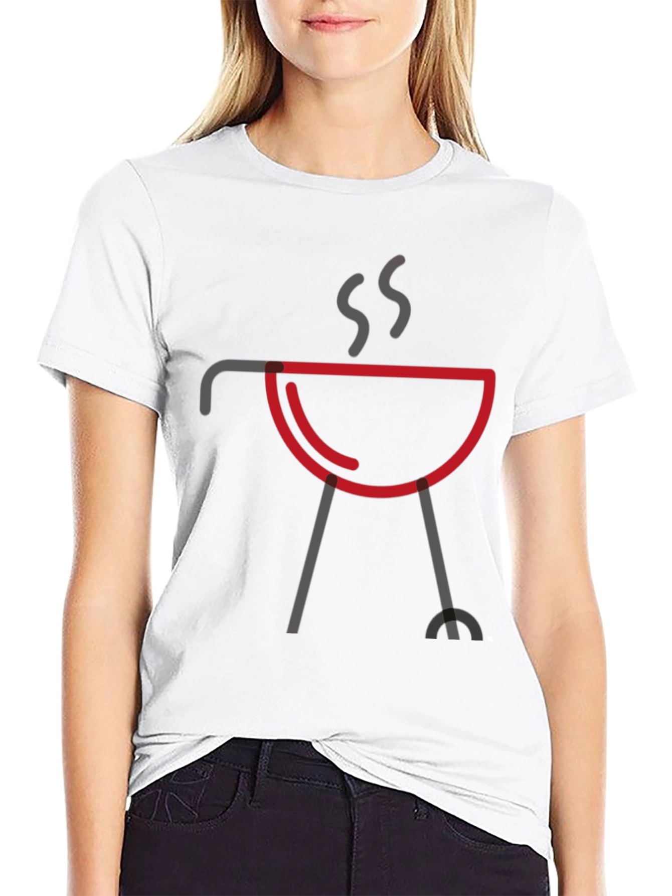 BBQ Grill T-Shirt - Minimalist Design
