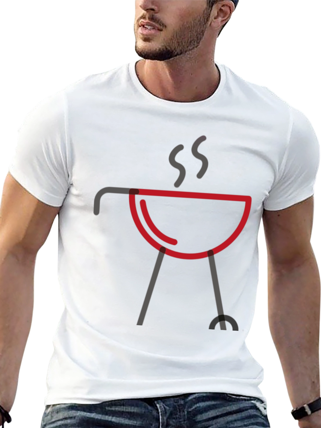 BBQ Grill T-Shirt - Minimalist Design