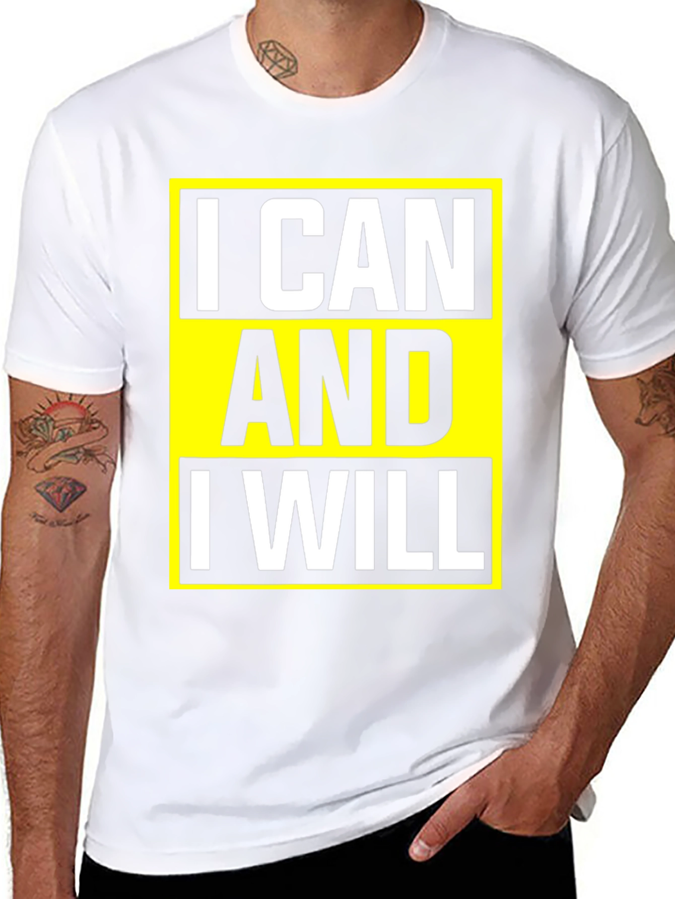 Motivational I Can And I Will Graphic Tee