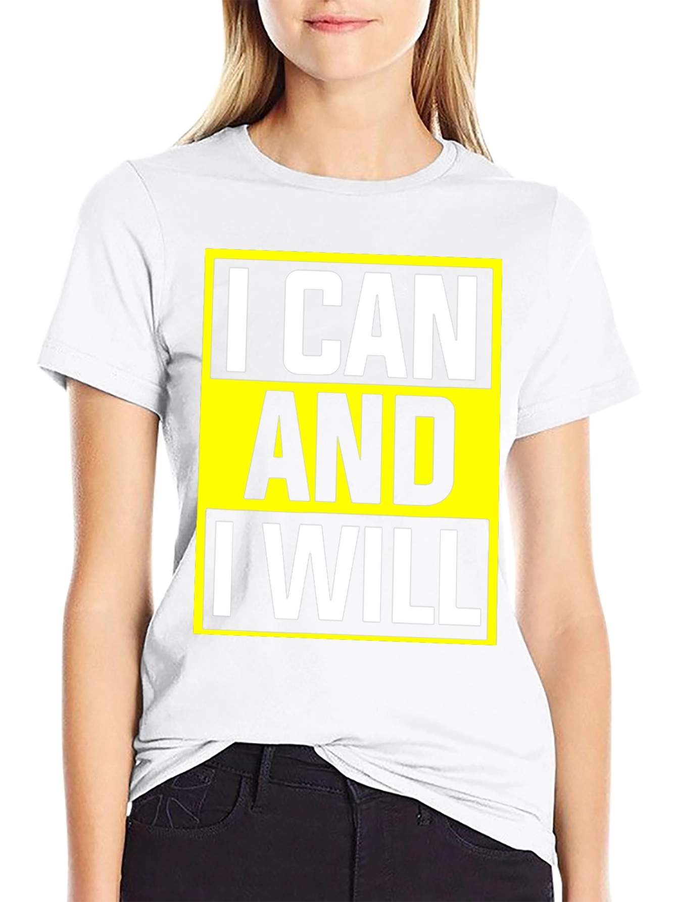 Motivational I Can And I Will Graphic Tee