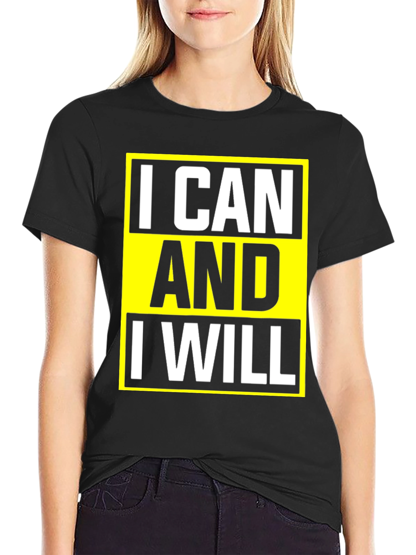 Motivational I Can And I Will Graphic Tee