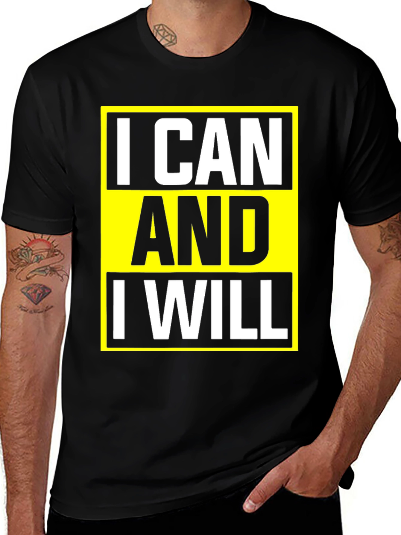 Motivational I Can And I Will Graphic Tee