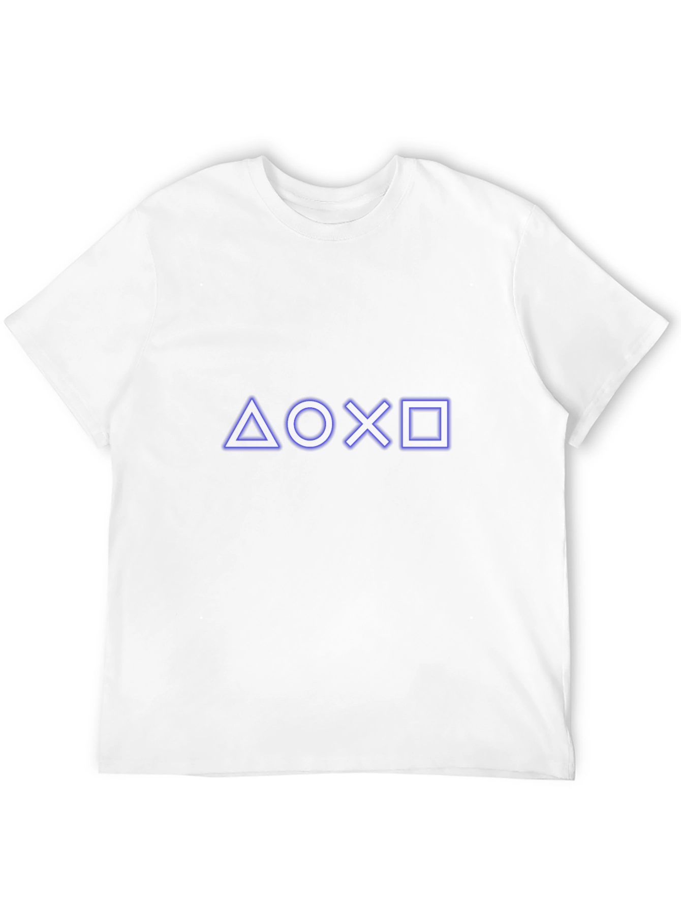 Playstation Symbol Graphic Tee - Soft Cotton Casual Fit