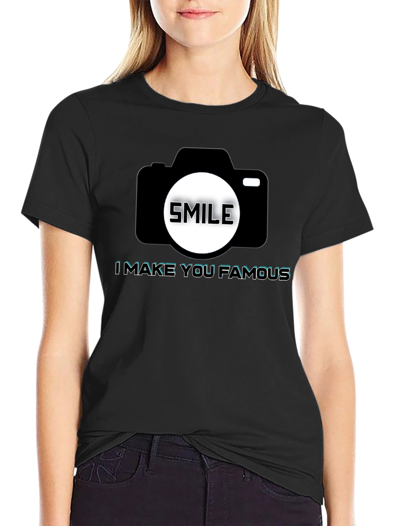Smile Camera T-Shirt - Make You Famous
