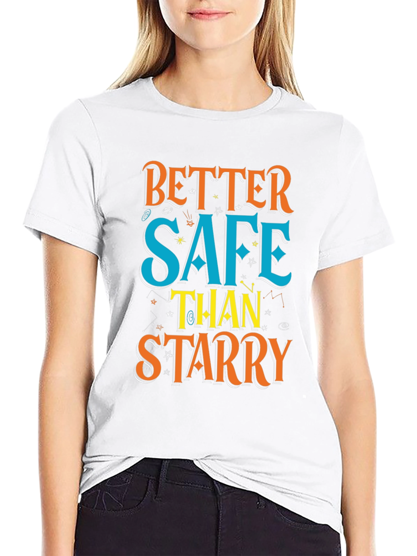 Better Safe Than Starry Graphic Tee