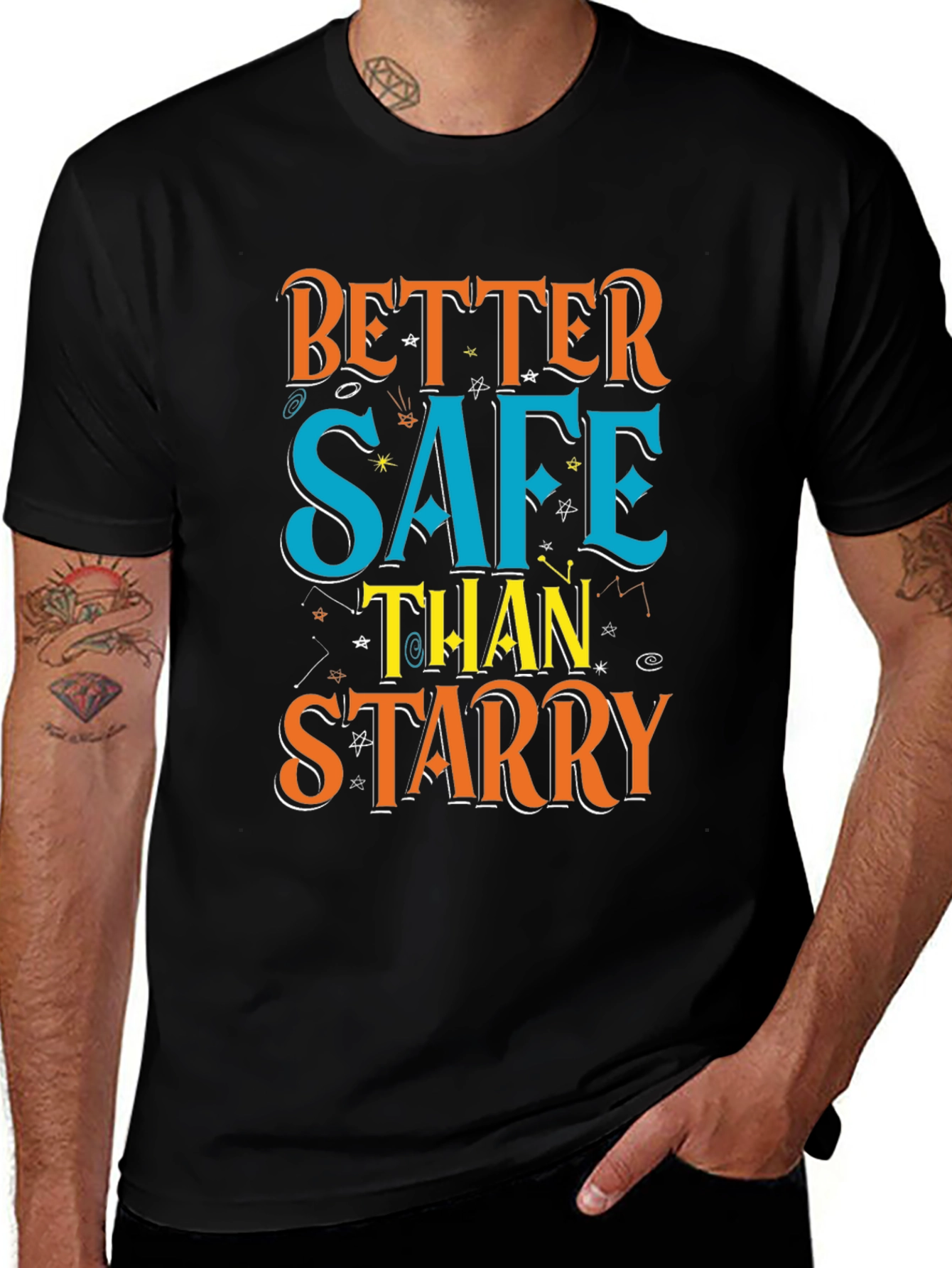 Better Safe Than Starry Graphic Tee