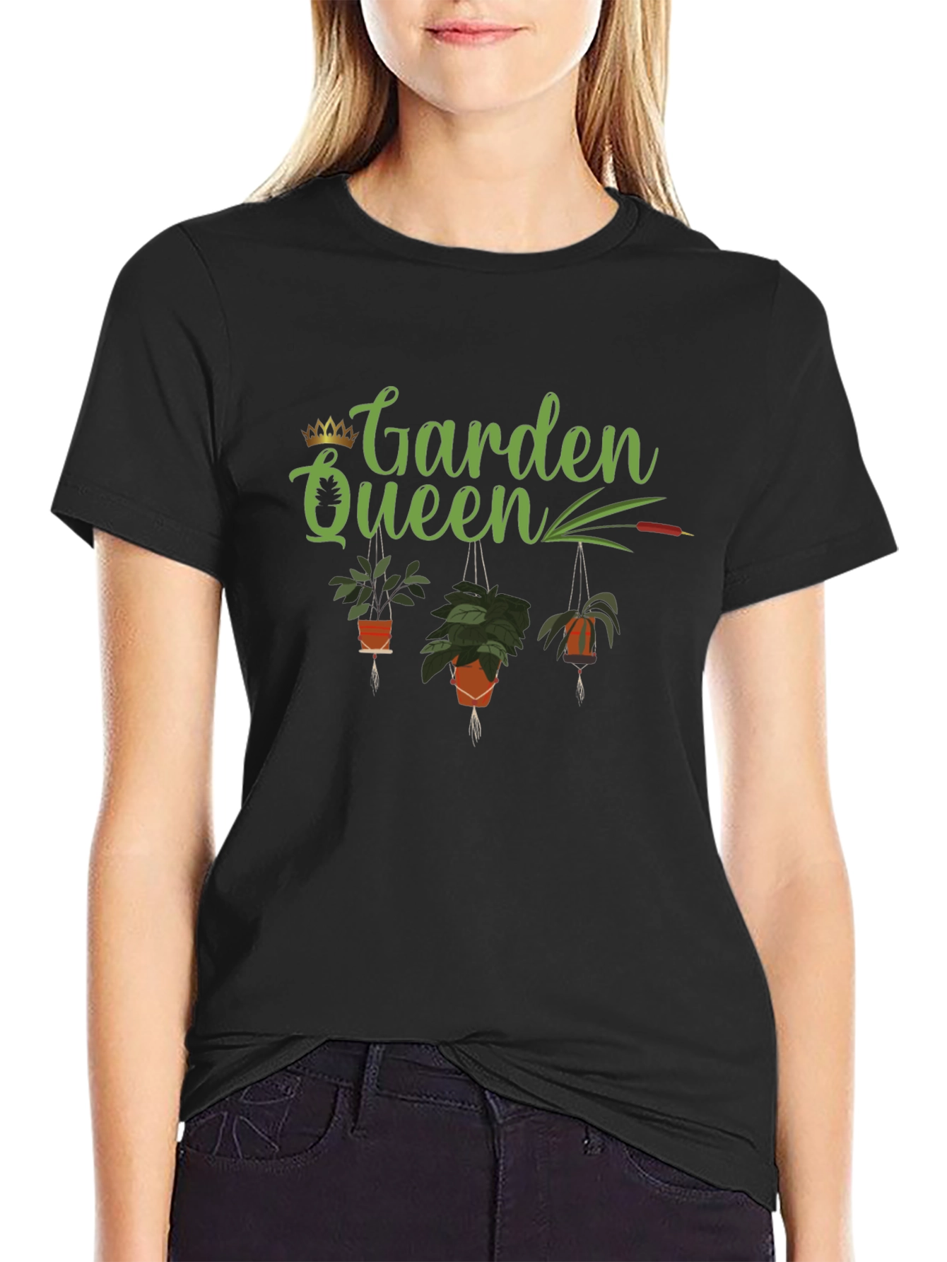 Garden Queen Graphic Tee - Plant Lover T-Shirt