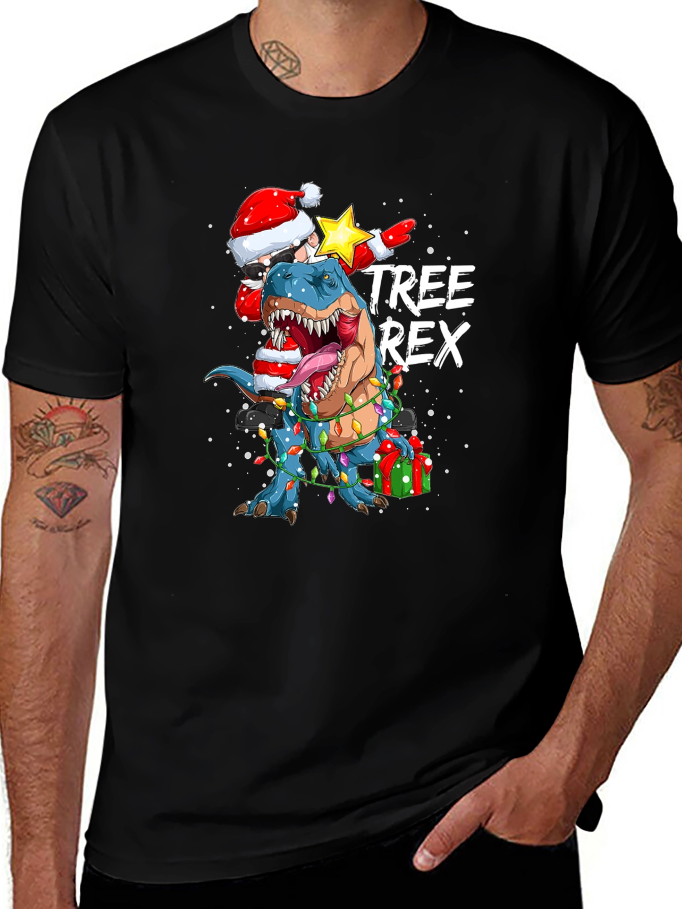 T-Rex Christmas Tee