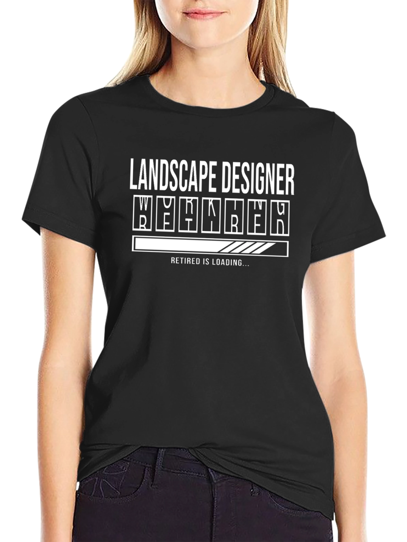 Landscape Designer Retired Loading T-Shirt