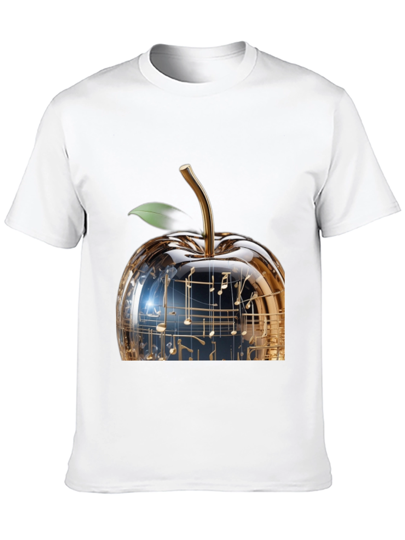 Musical Apple Graphic T-Shirt