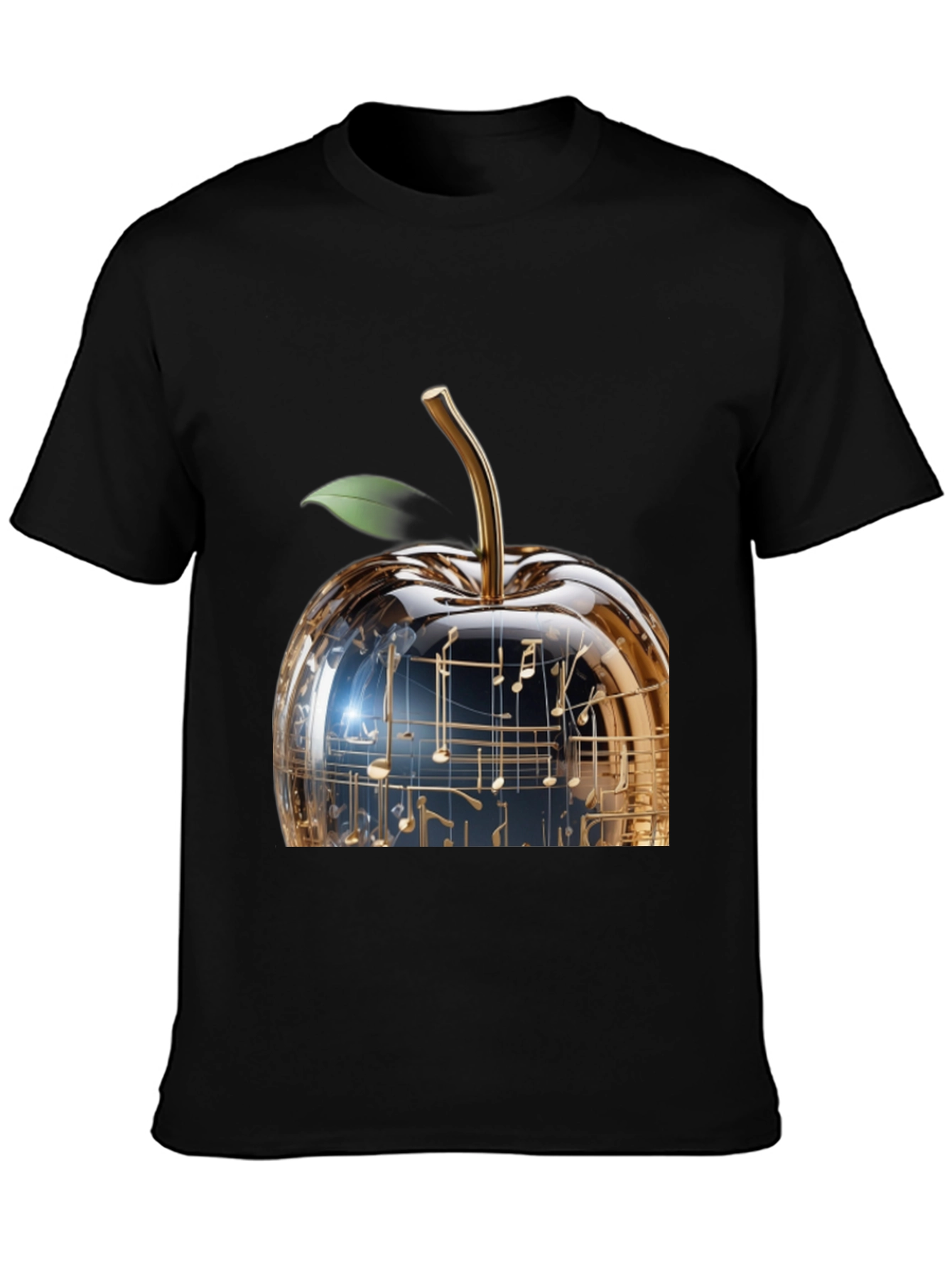 Musical Apple Graphic T-Shirt