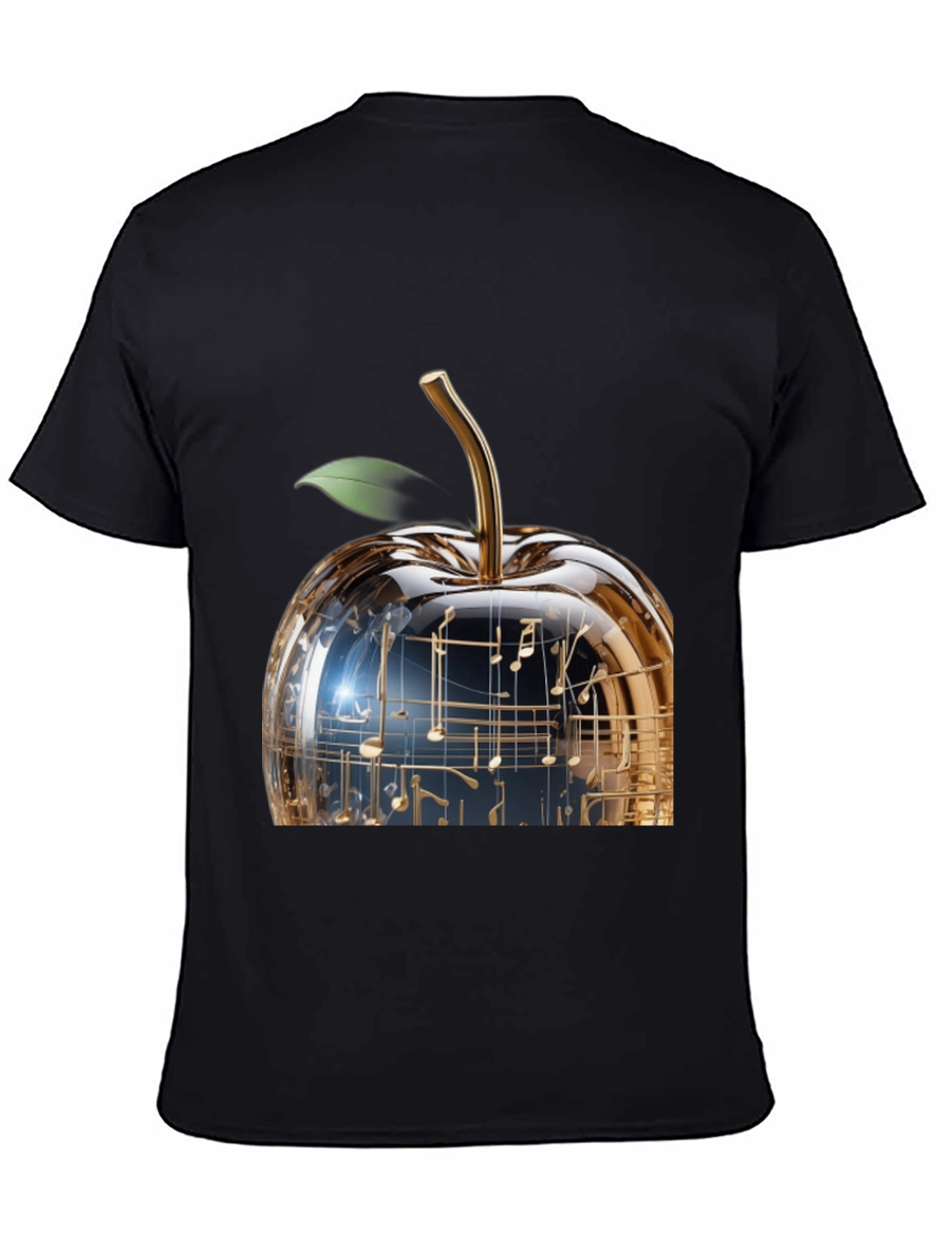 Musical Apple Graphic T-Shirt