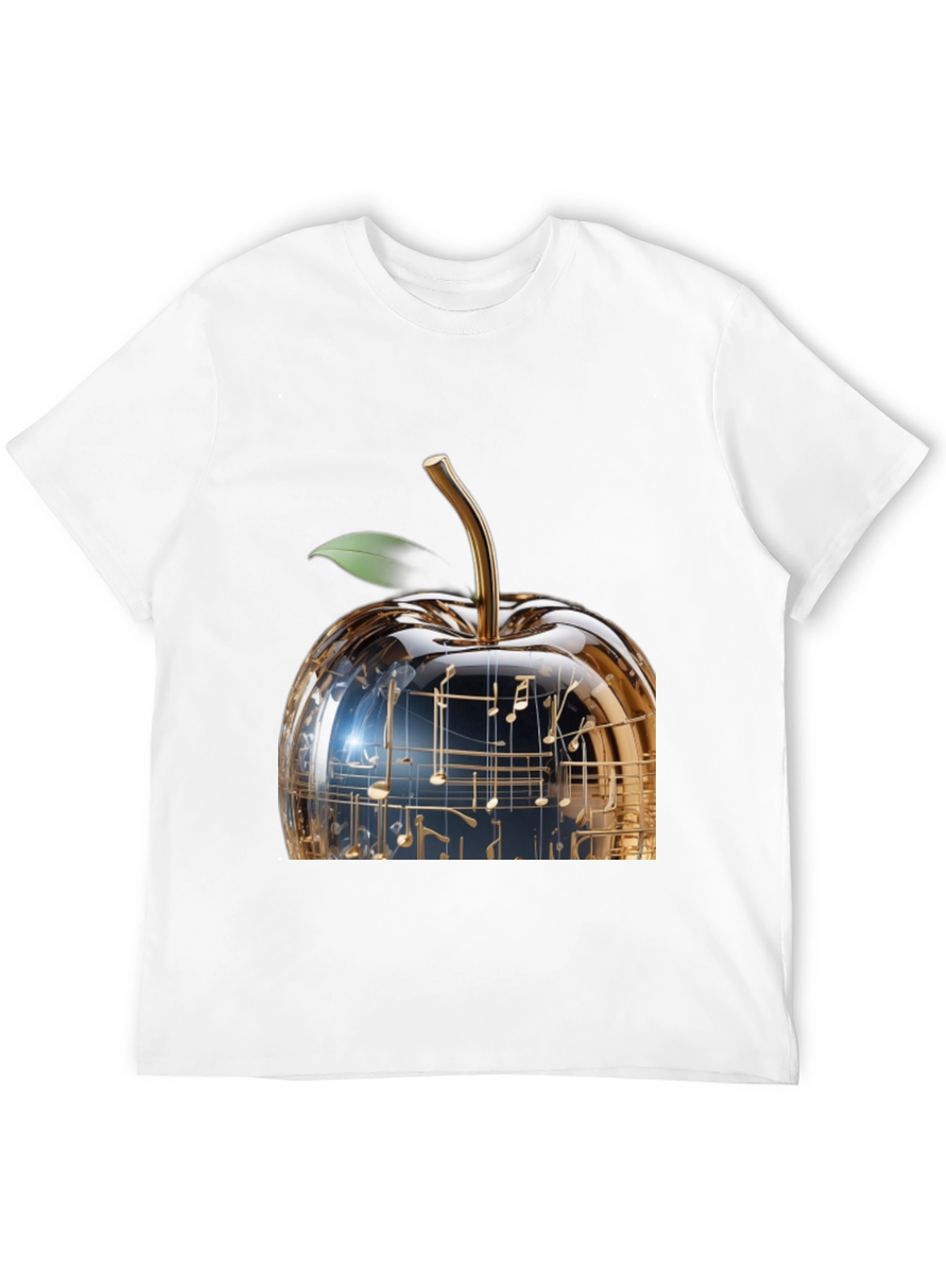 Musical Apple Graphic T-Shirt