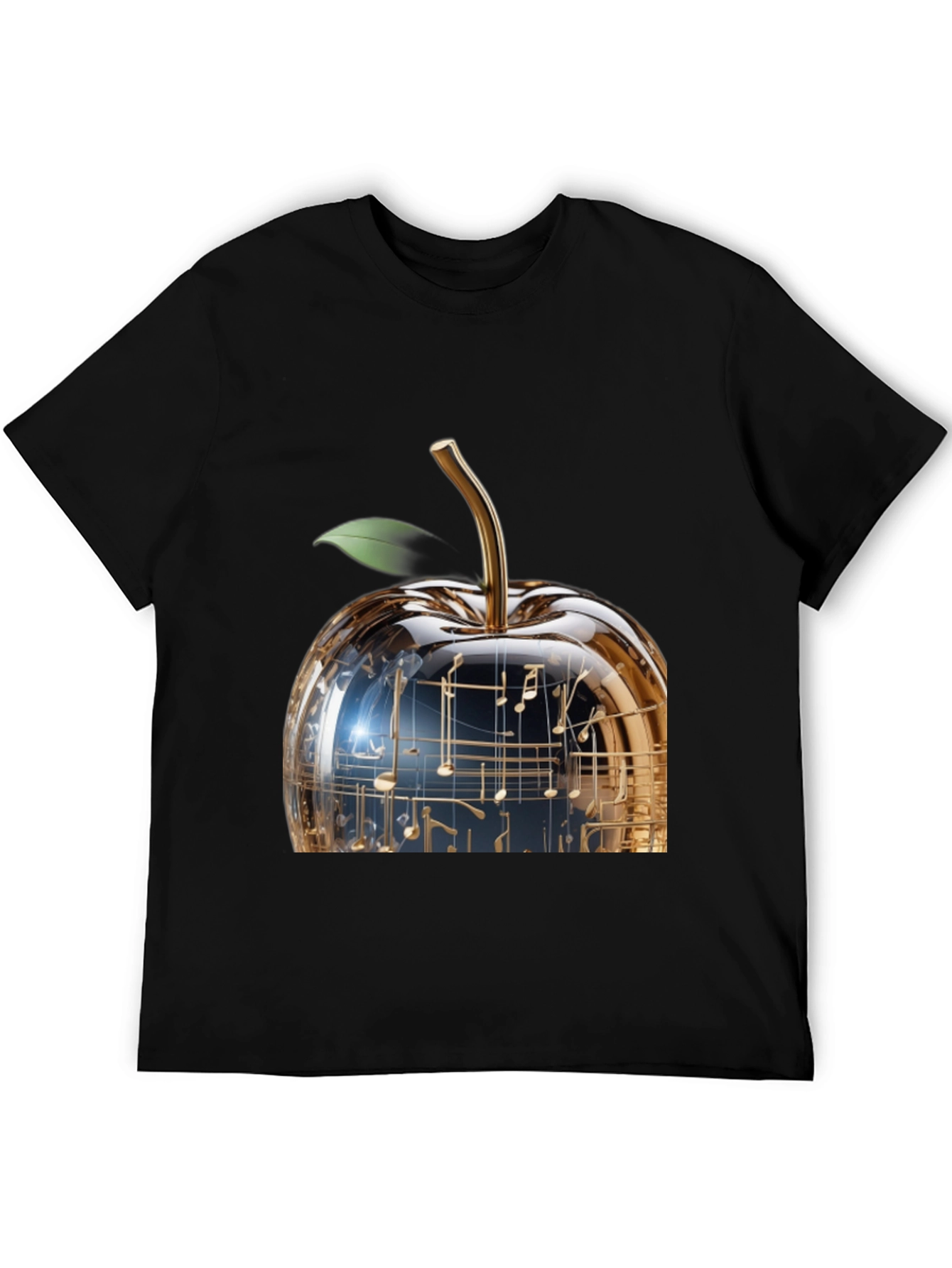 Musical Apple Graphic T-Shirt