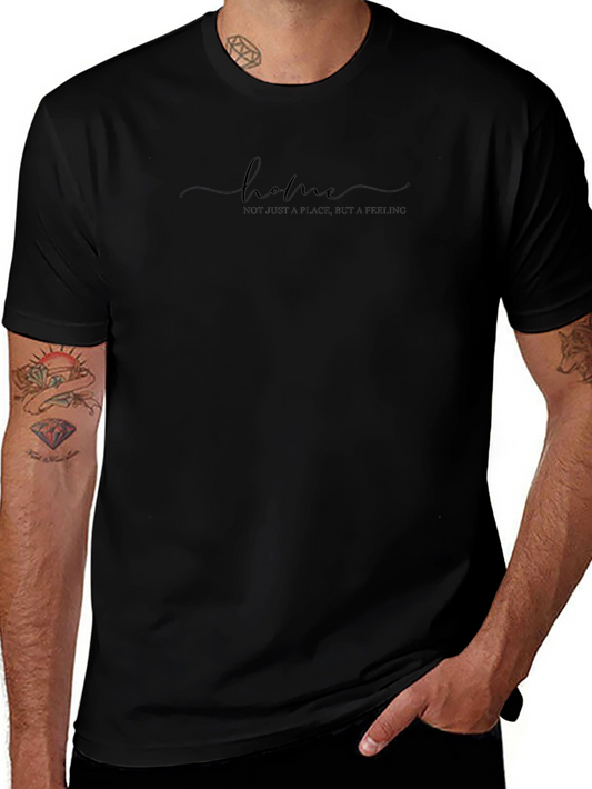 Home is a Feeling - Black Graphic Tee