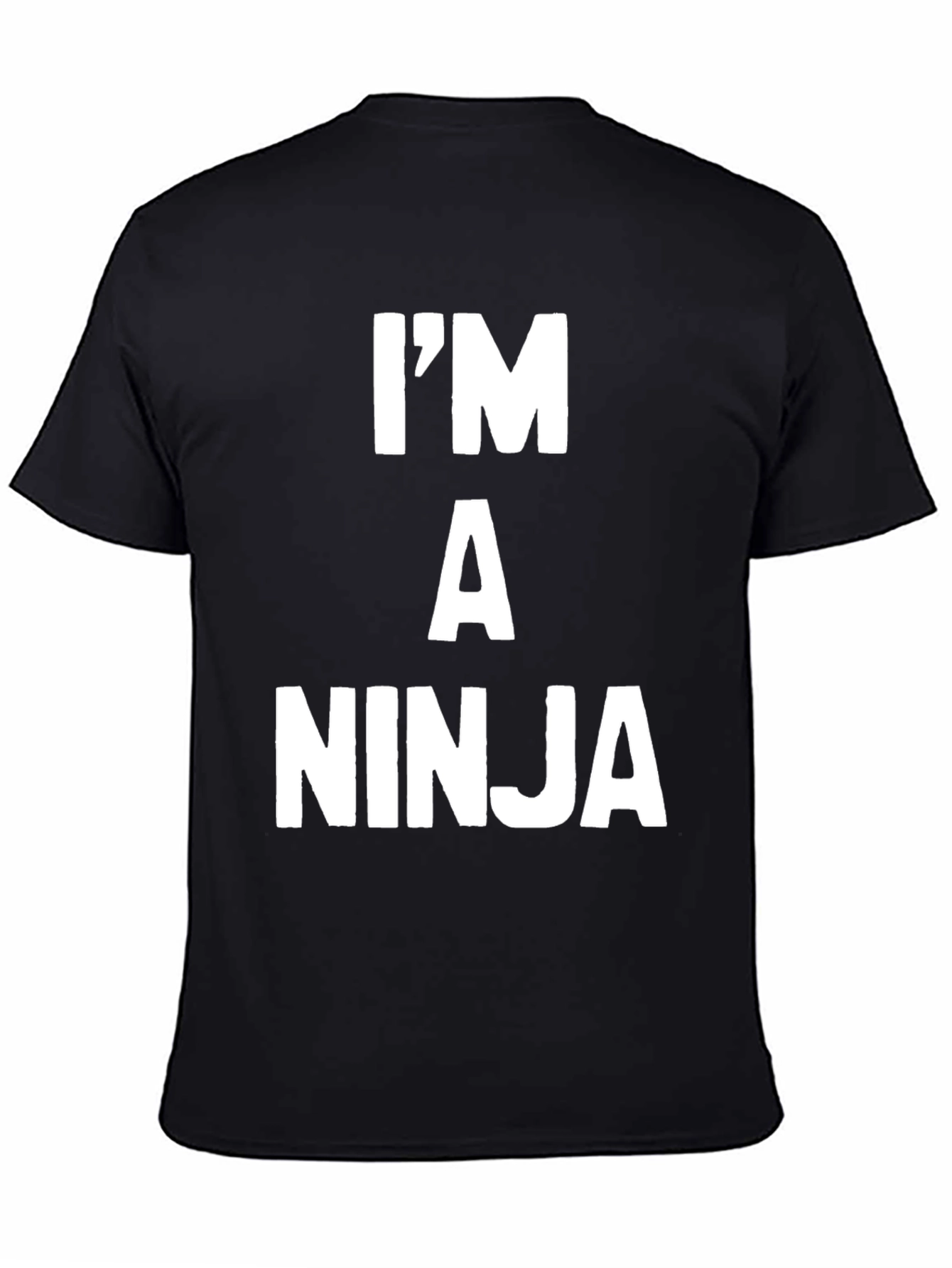 Im A Ninja Graphic T-Shirt - Black