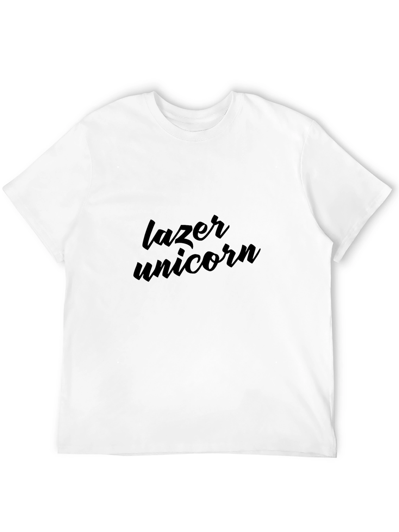 Lazer Unicorn Black T-Shirt