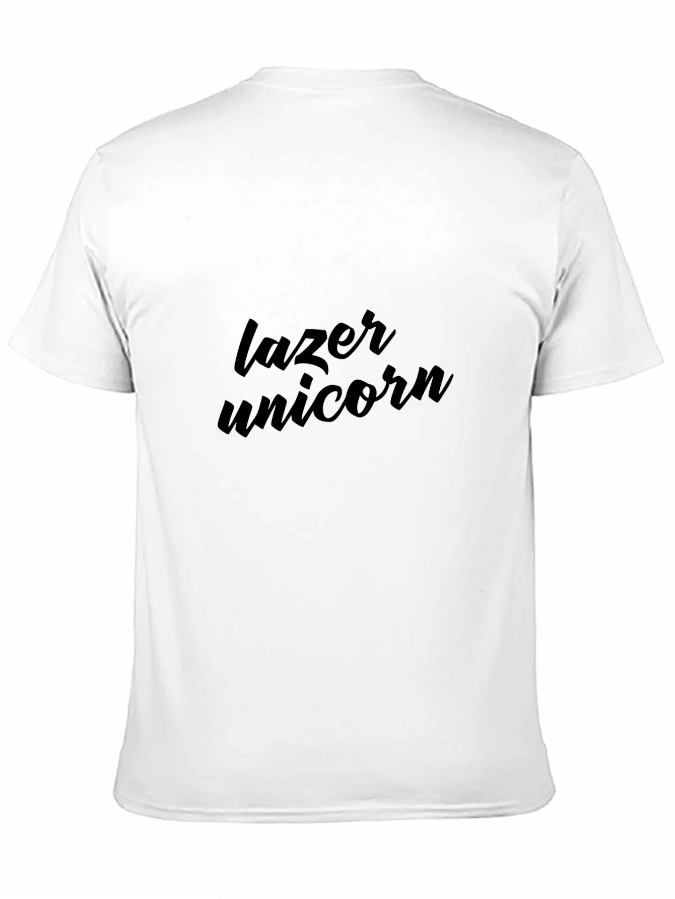 Lazer Unicorn Black T-Shirt