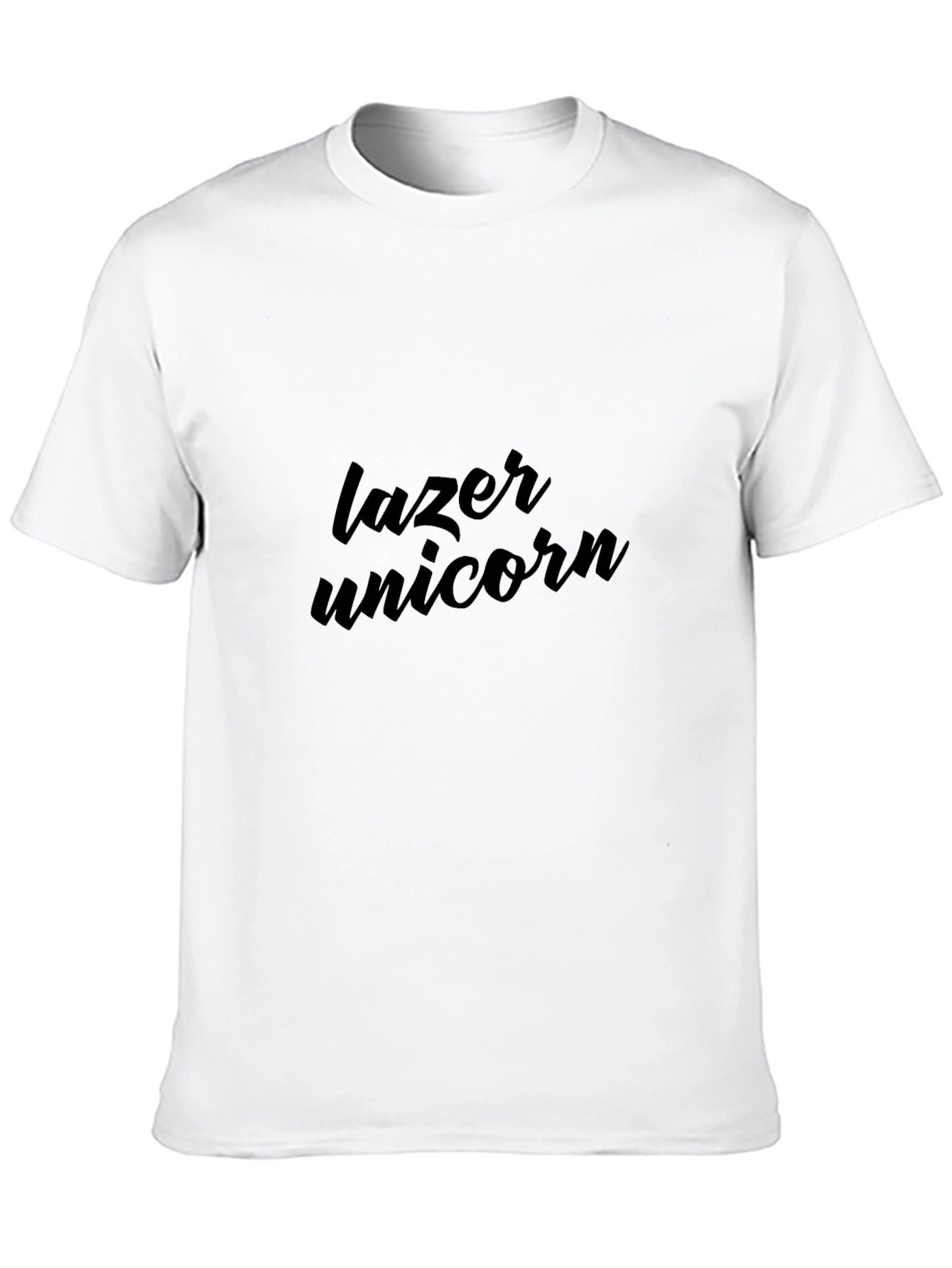 Lazer Unicorn Black T-Shirt
