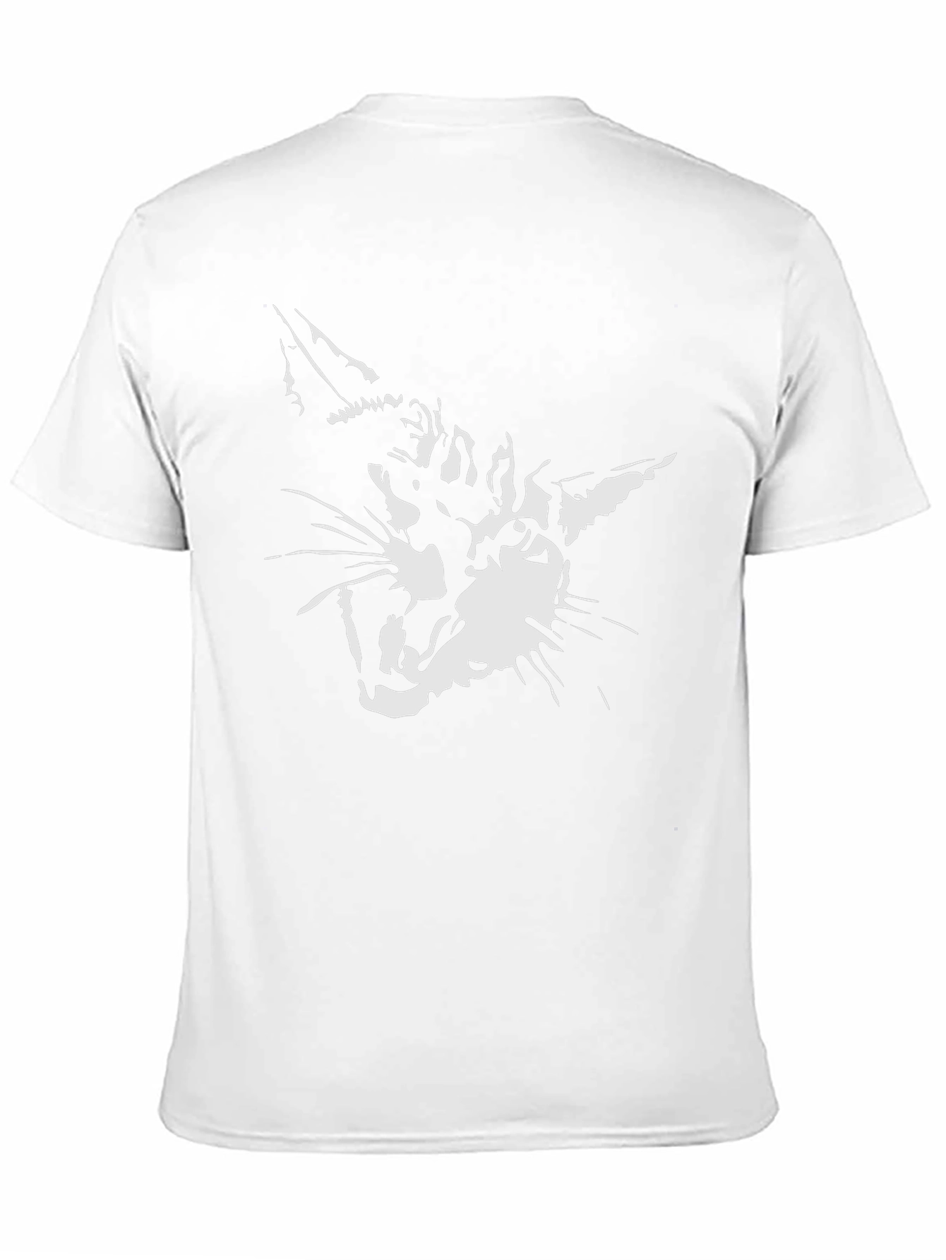 Cool Cat Graphic Print Mens Black T-Shirt